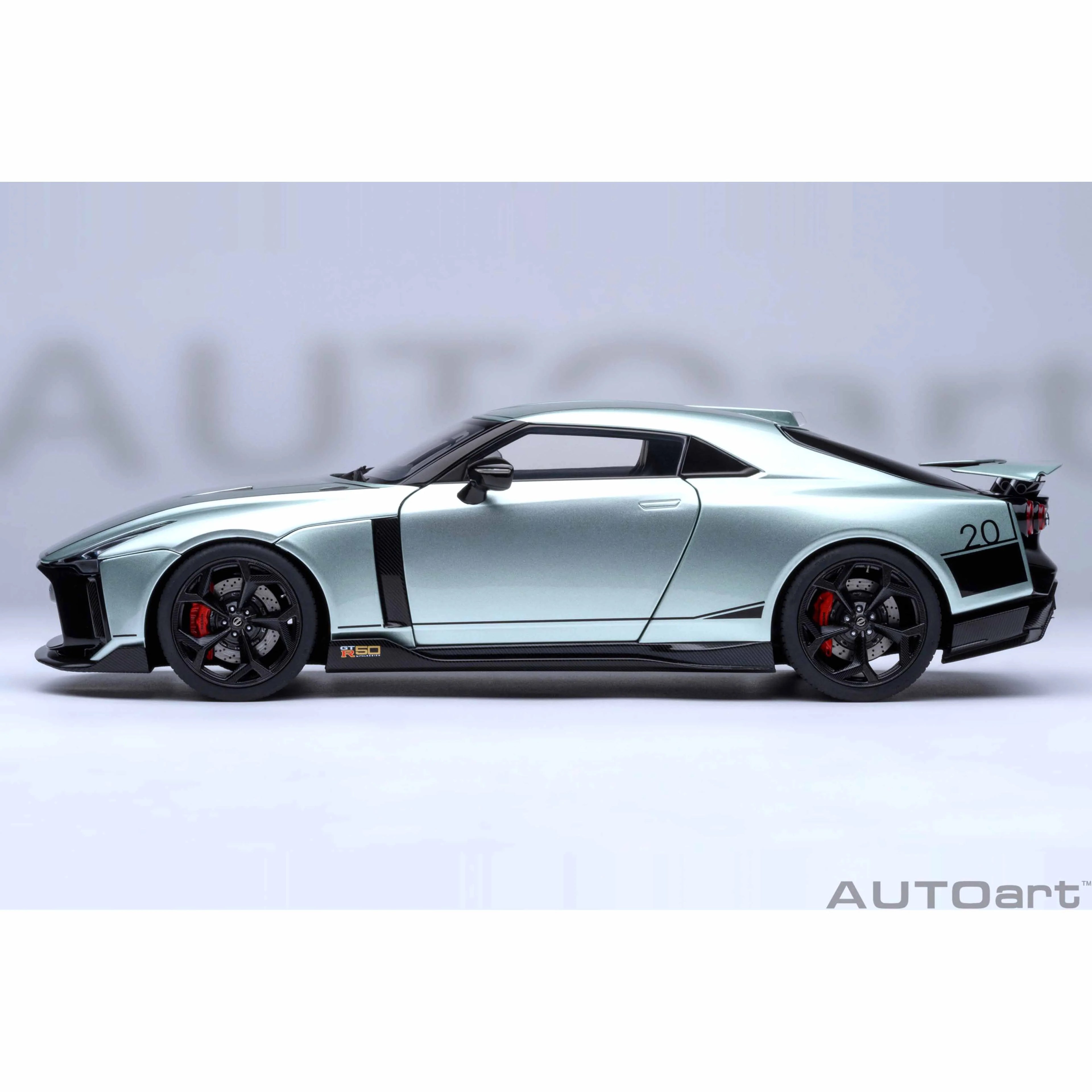 Nissan GT-R50 by Italdesign Metallic Green and Black 1/18