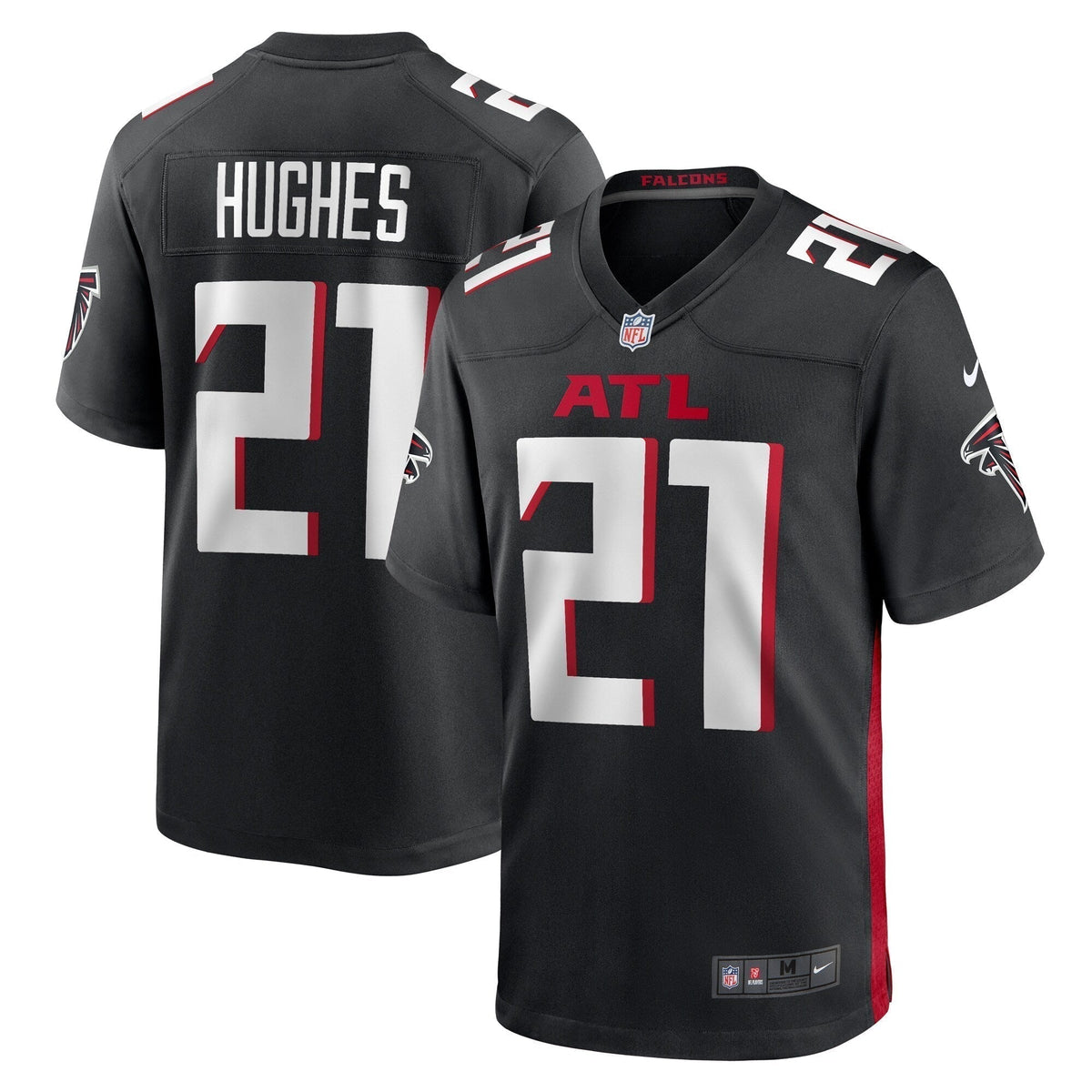 Mike Hughes Atlanta Falcons Nike Game   Jersey - Black