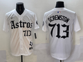 Men's Houston Astros Screwston #713 White Team Player Jersey