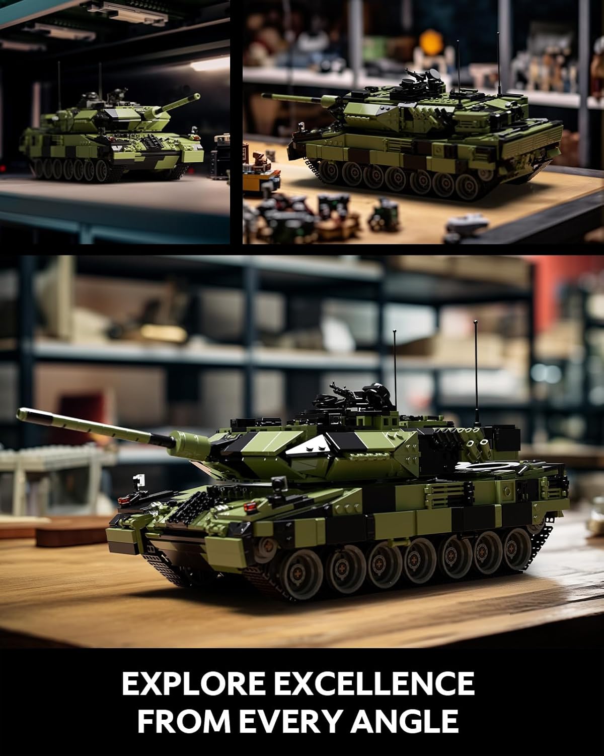 Nifeliz Leopard II A7 Tank (2069 PCS, NF10269)