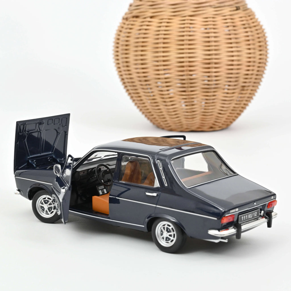 Renault 12 TS 1973 Dark Blue 1:18