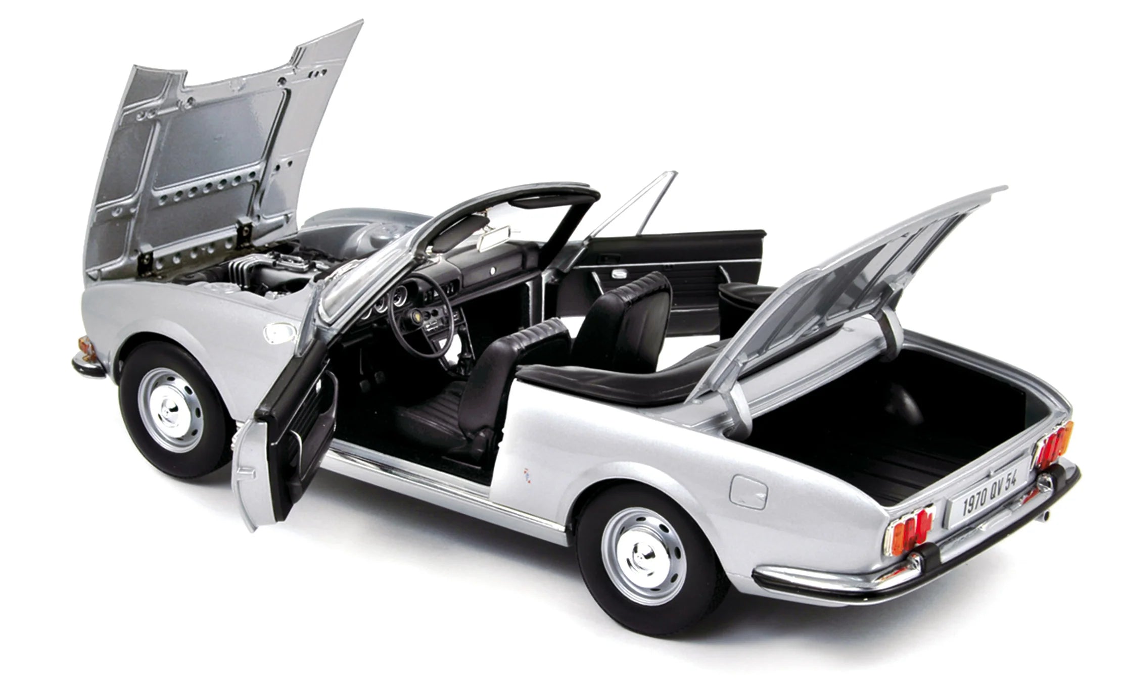 Peugeot 504 Cabriolet 1971 Grau Metallic 1:18
