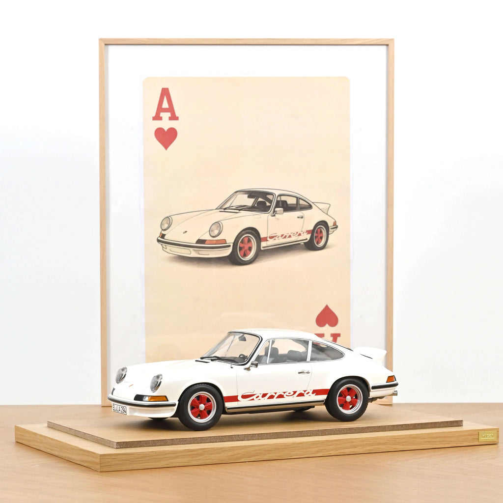 Porsche 911 Carrera RS 2.7 1973 Grand-Prix-Weiß/Rot 1:12