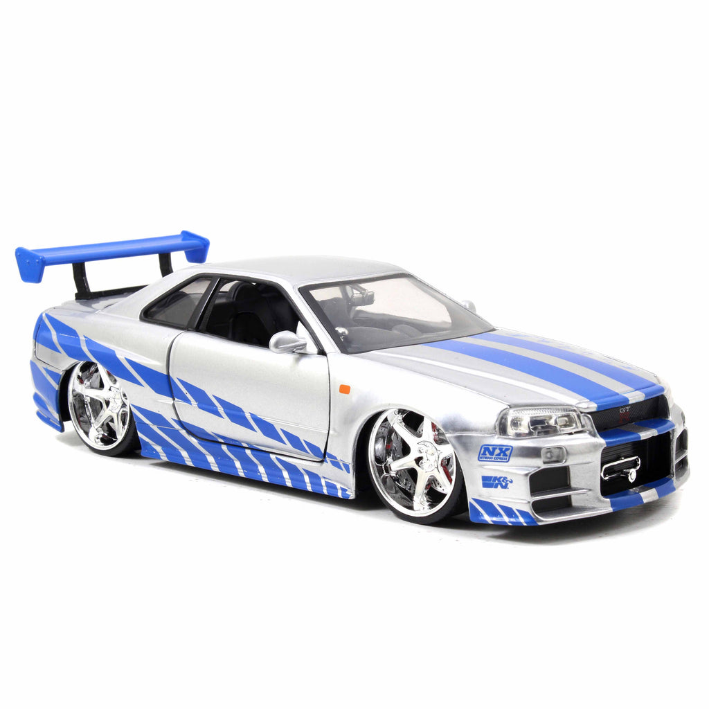 Nissan Skyline GT-R Grey Fast and Furious 2002 1:24