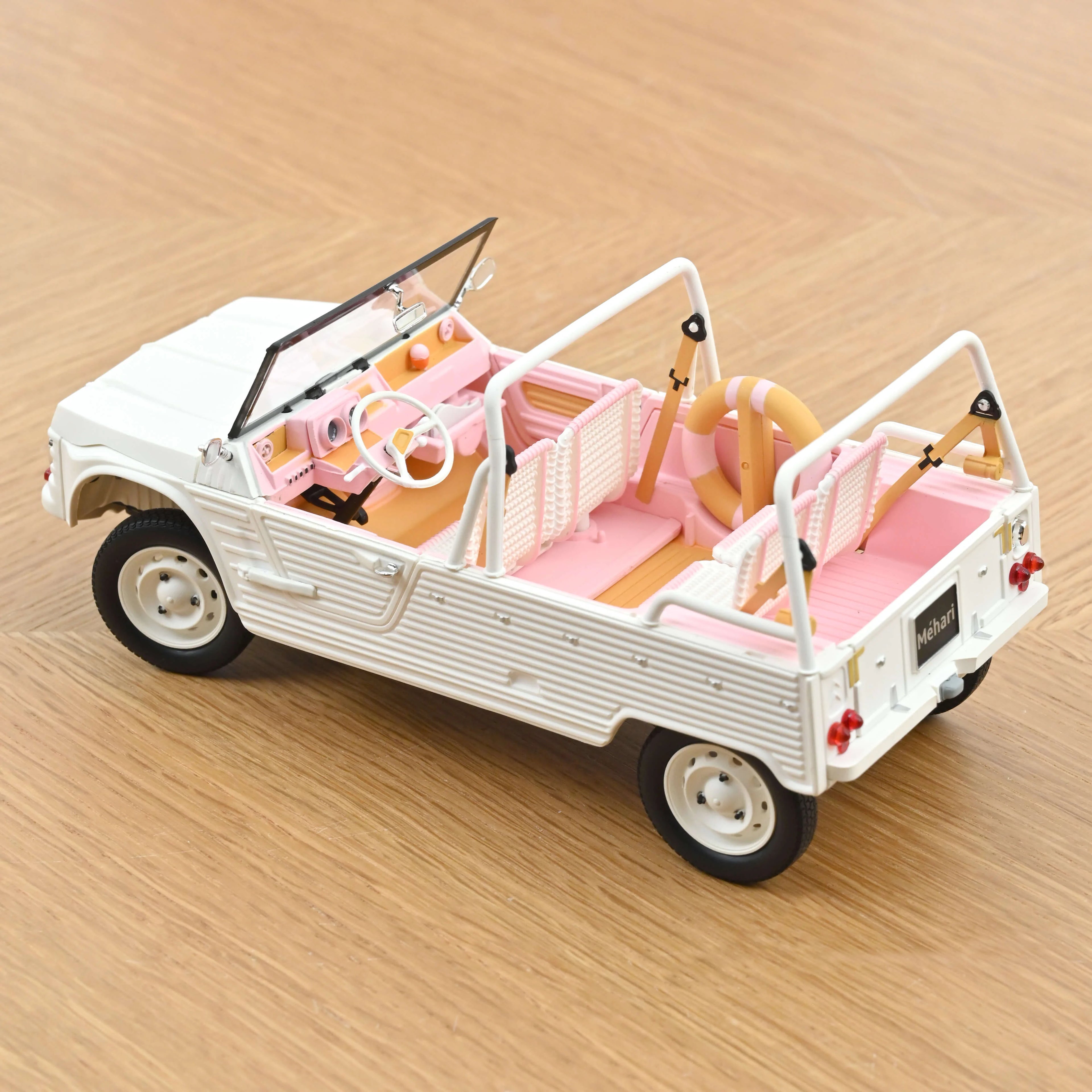 Citroën Méhari 2023 Eden Blanc Sorbet et Rose 1:18