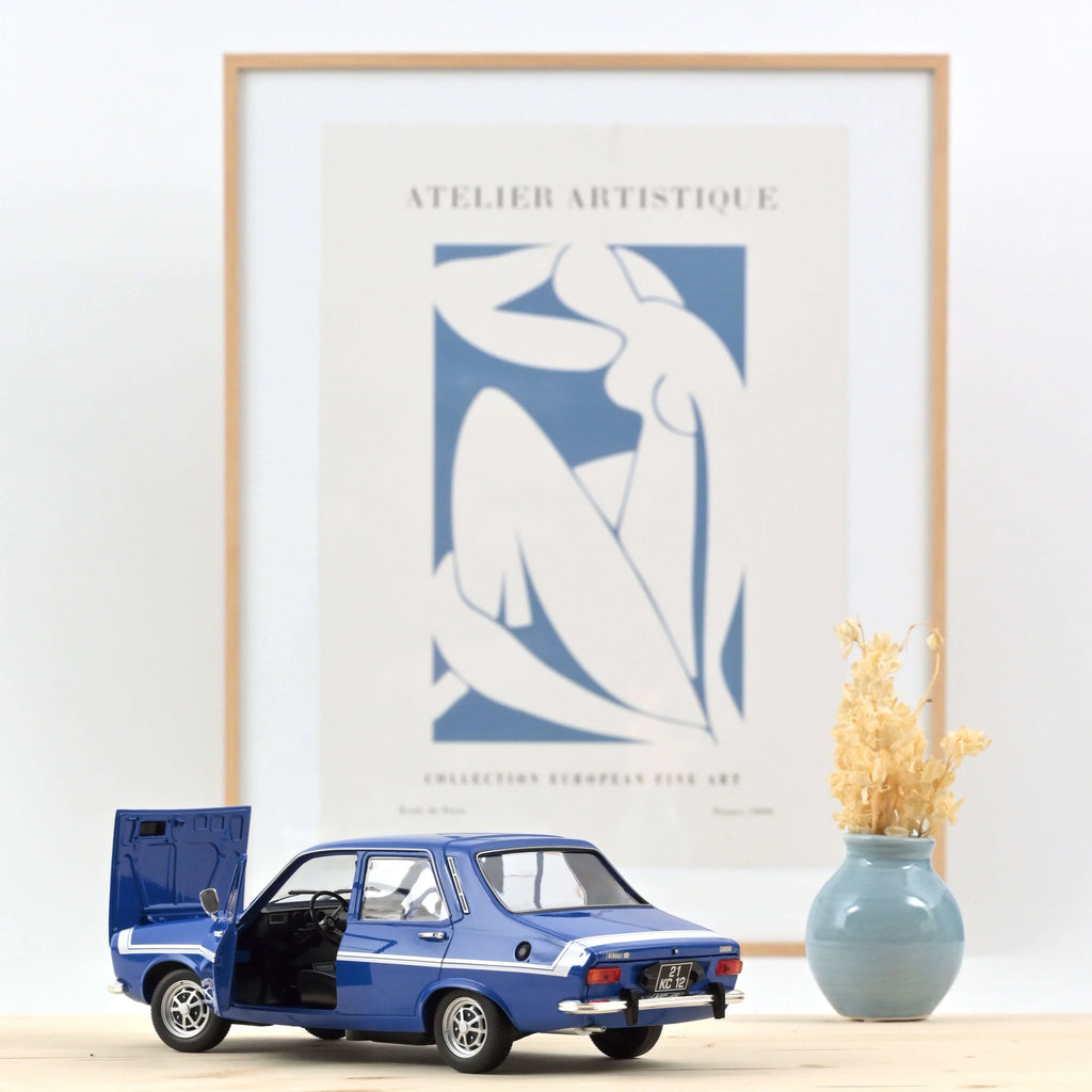 Renault 12 Gordini 1971 Blue-de-France Blue 1:18