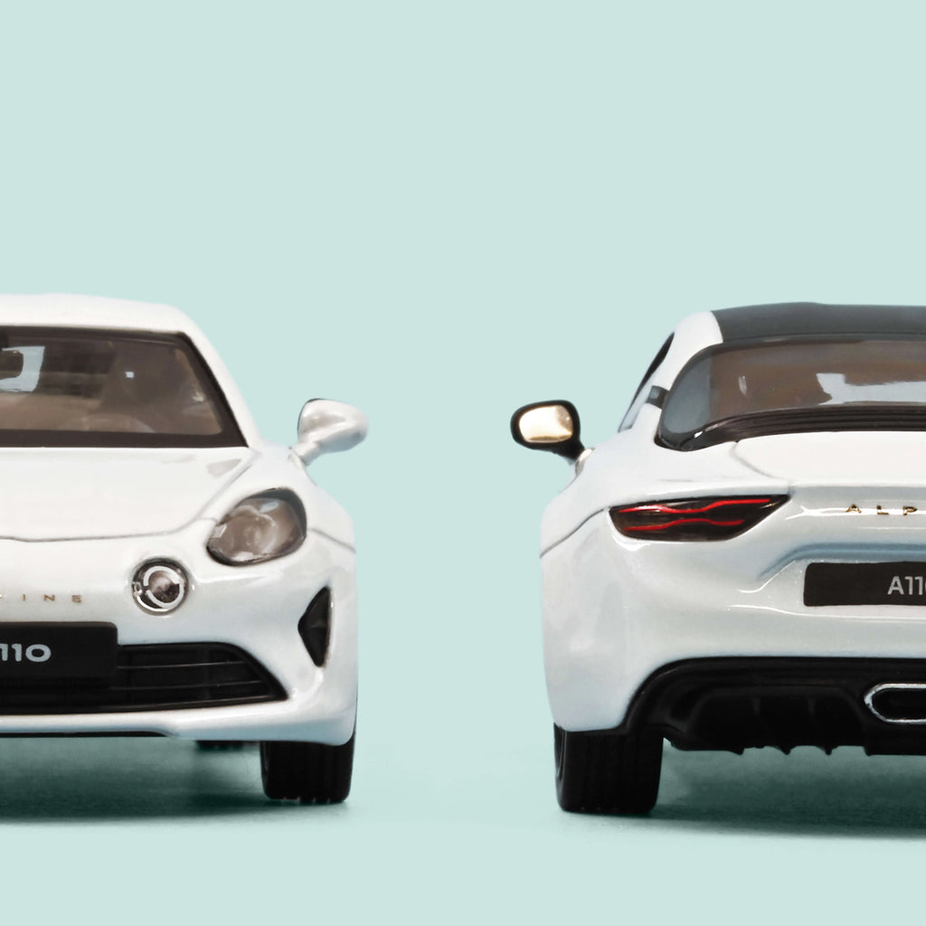 Gift Box Alpine A110 Pure&A110 S White (2 modelcars) 1:43