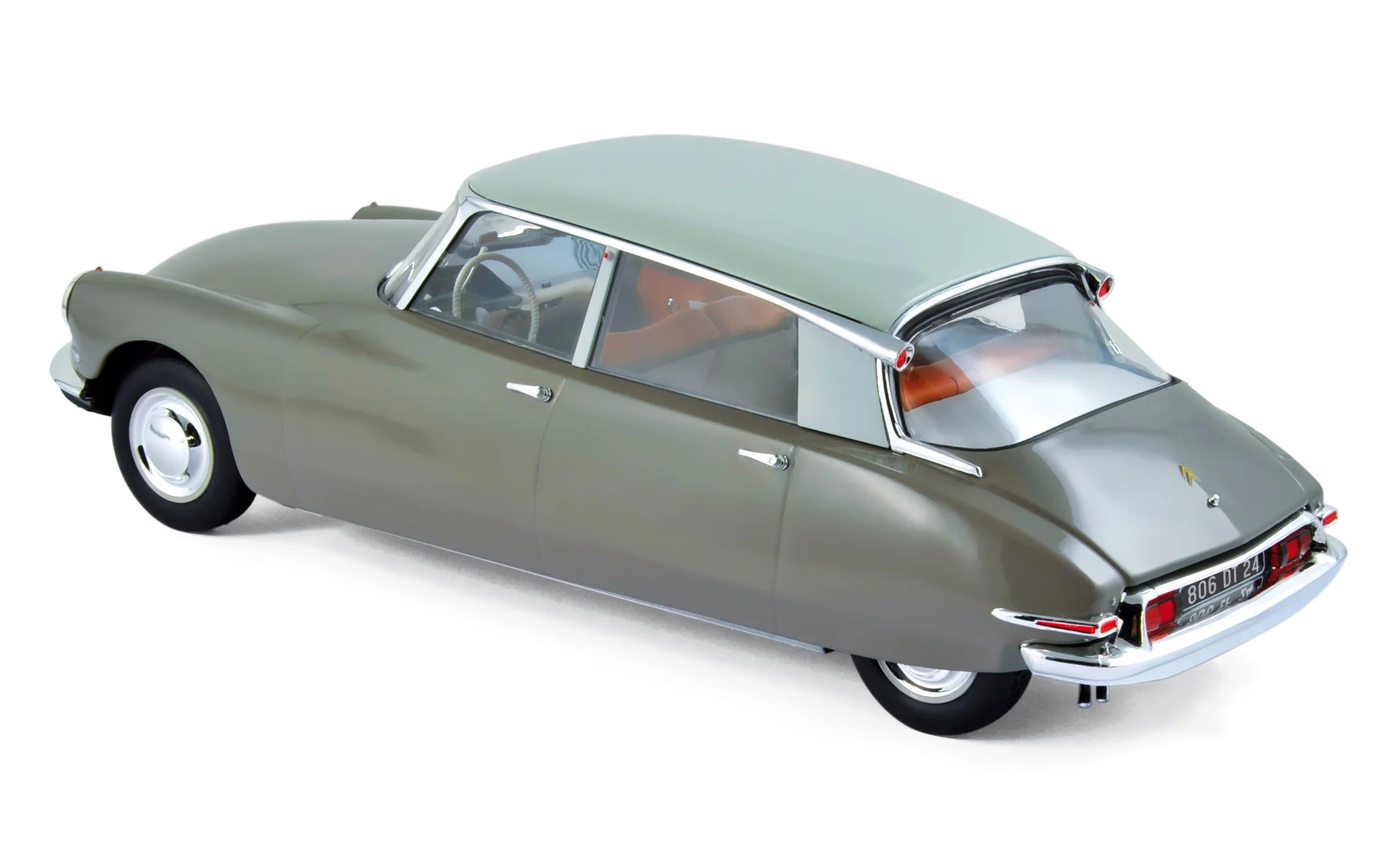 Citroën DS 19 1959 Brown&Carrare White 1:18