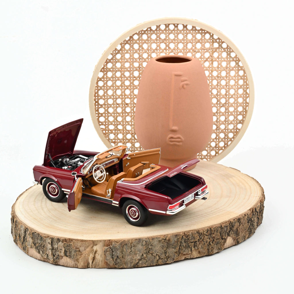 Mercedes-Benz 230 SL 1963 Dark Red 1:18