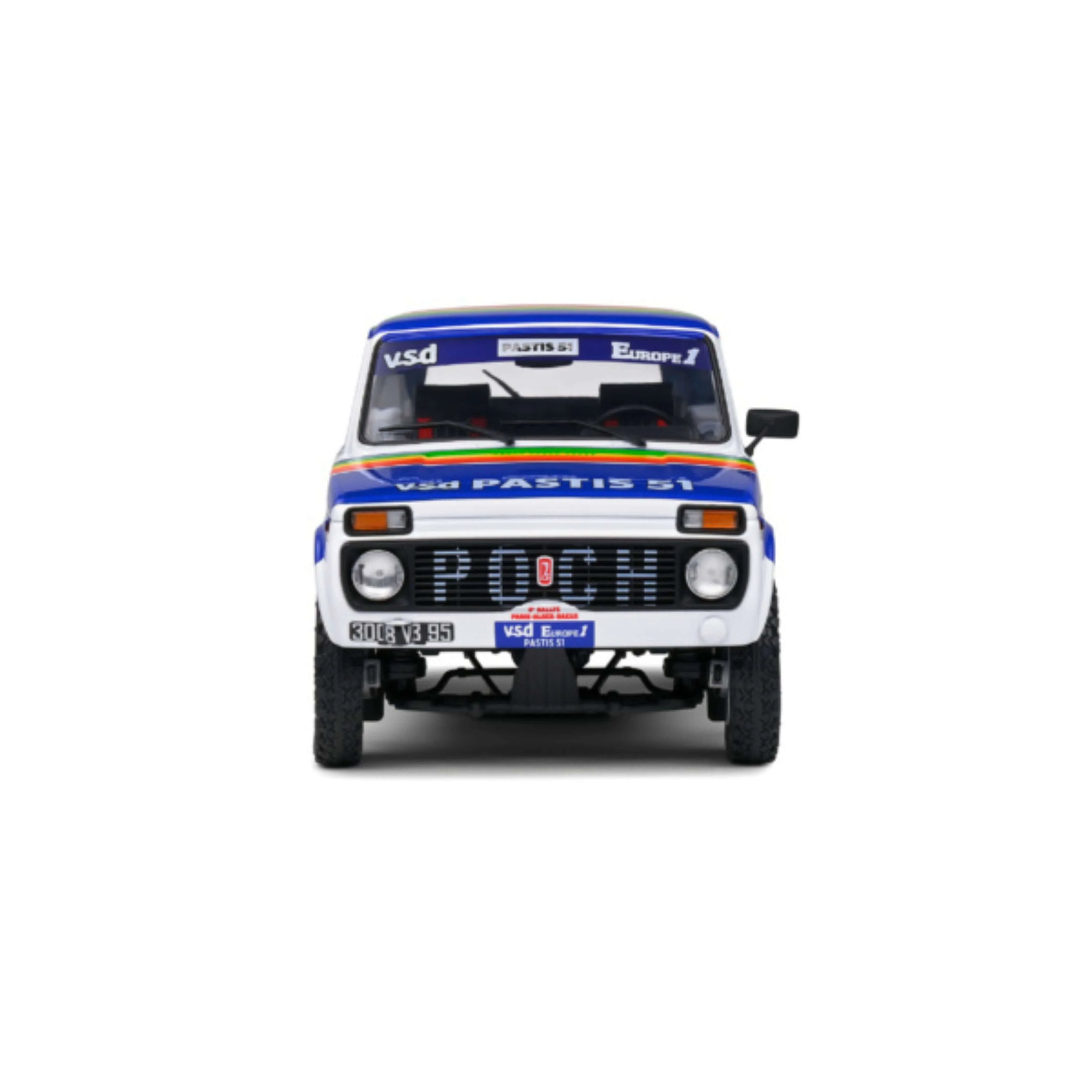 Lada Niva White #182 Jabouille / Sardou Paris-Dakar 1984 1:18