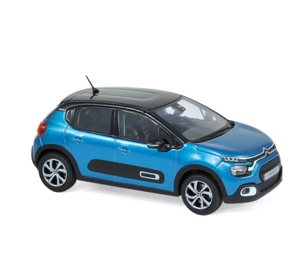 Citroën C3 2020 Blue and Black 1:43