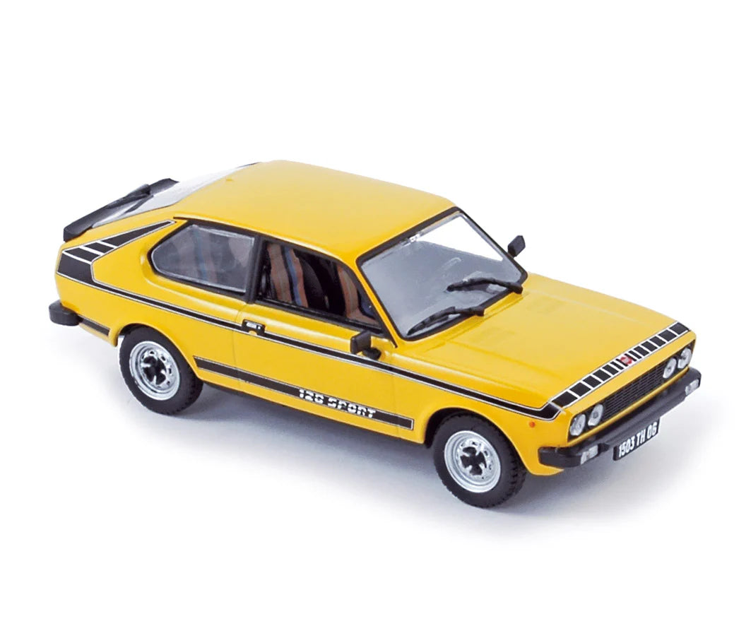 Fiat 128 Coupé Sport 1978 Jaune 1:43