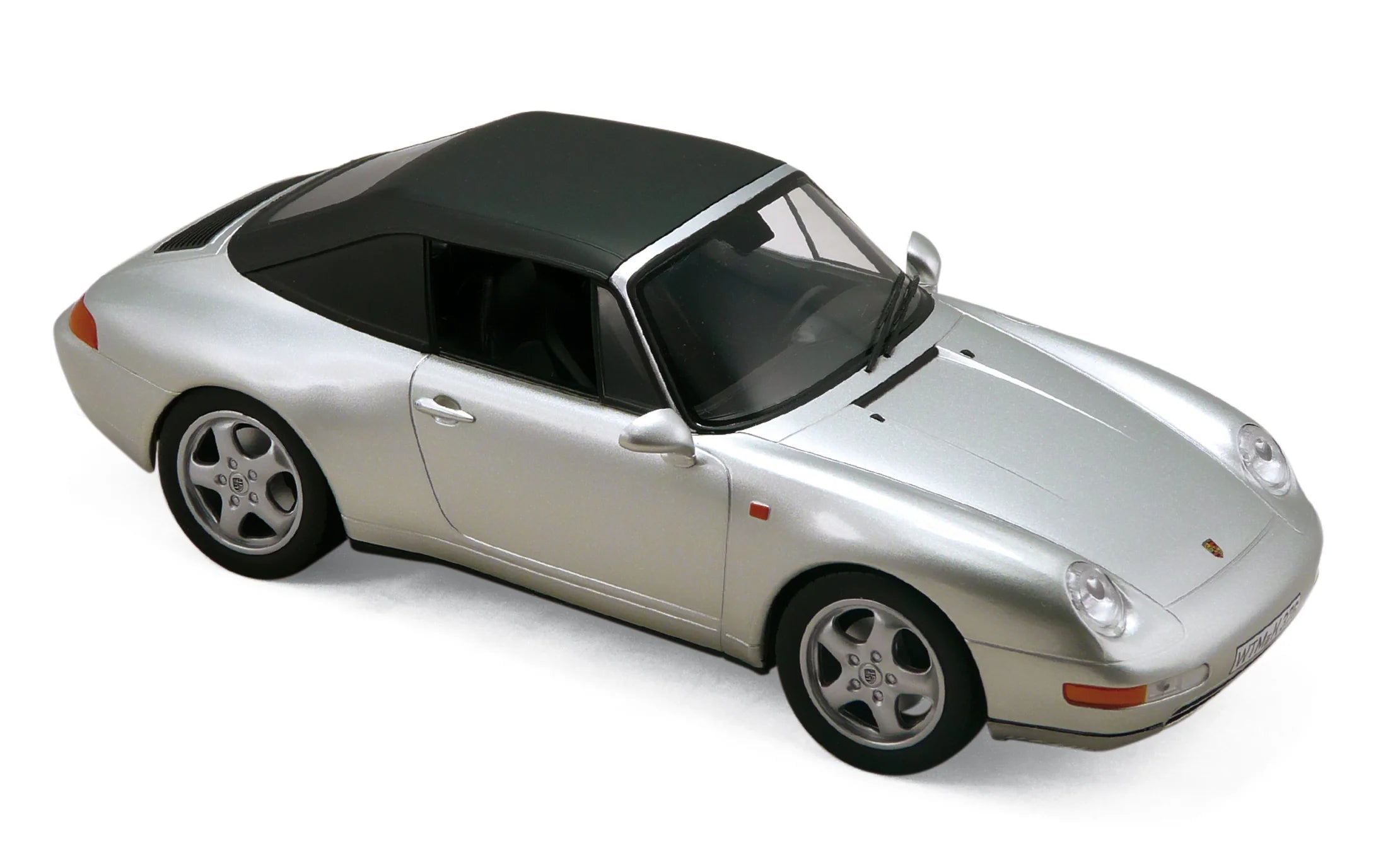 Porsche 911 Cabriolet 1994 Silver 1:18
