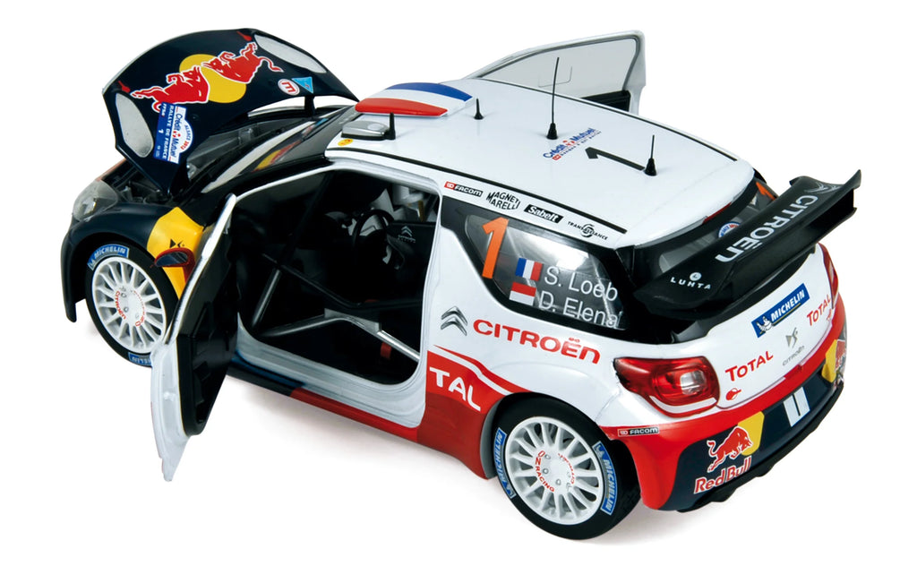 Citroën DS3 WRC 2012 Rally France Loeb/Elena Winner 1:18