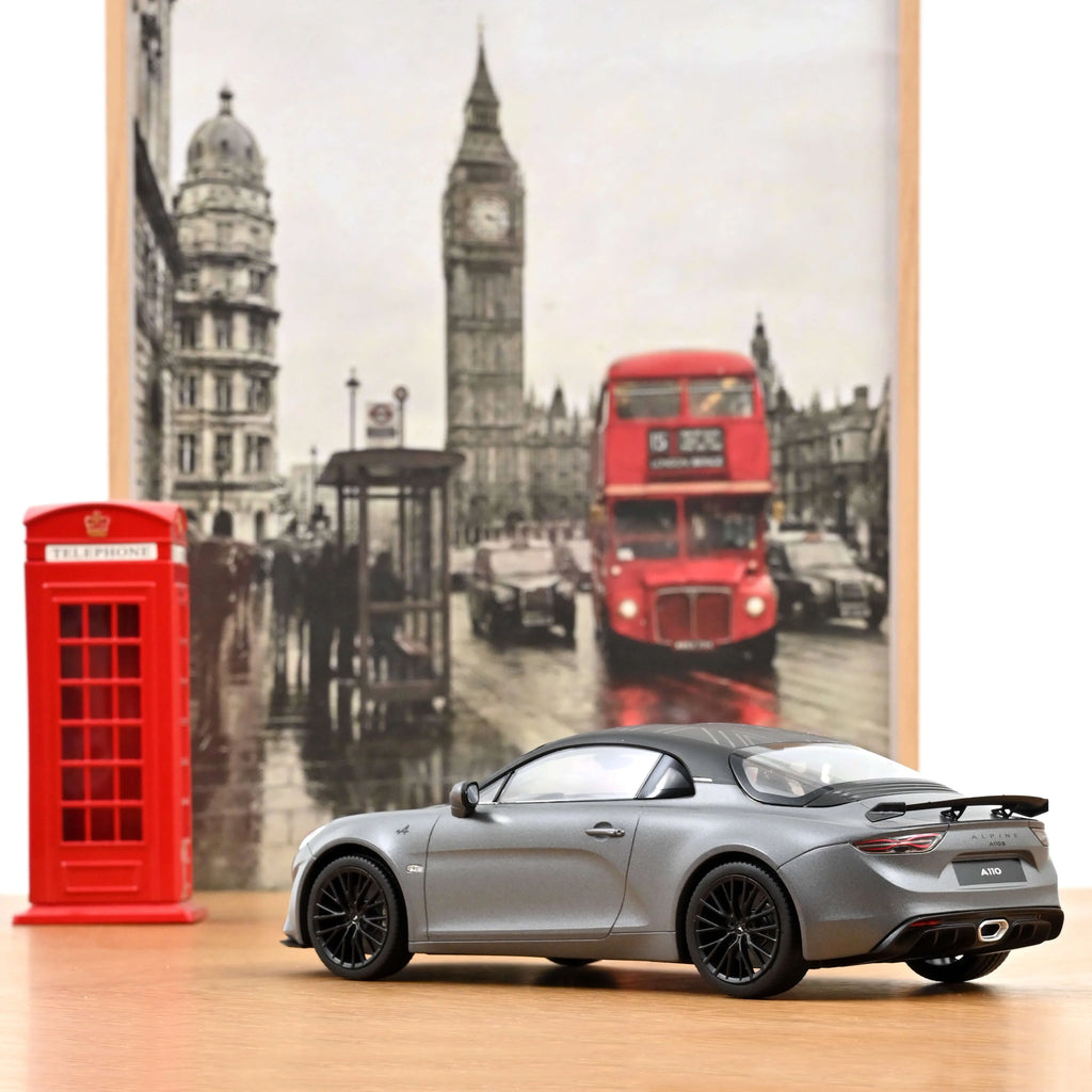Alpine A110 S Enstone Edition 2023 Matt Thunder Grey 1:18 - 110pcs