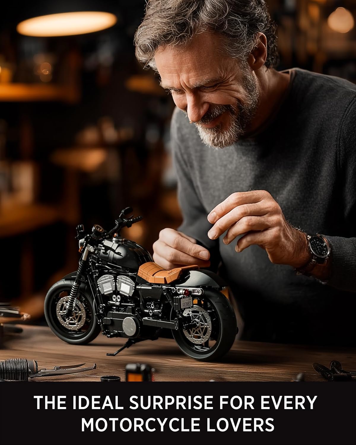 Nifeliz Iron 83 Motorcycle (827 PCS, NF10342)