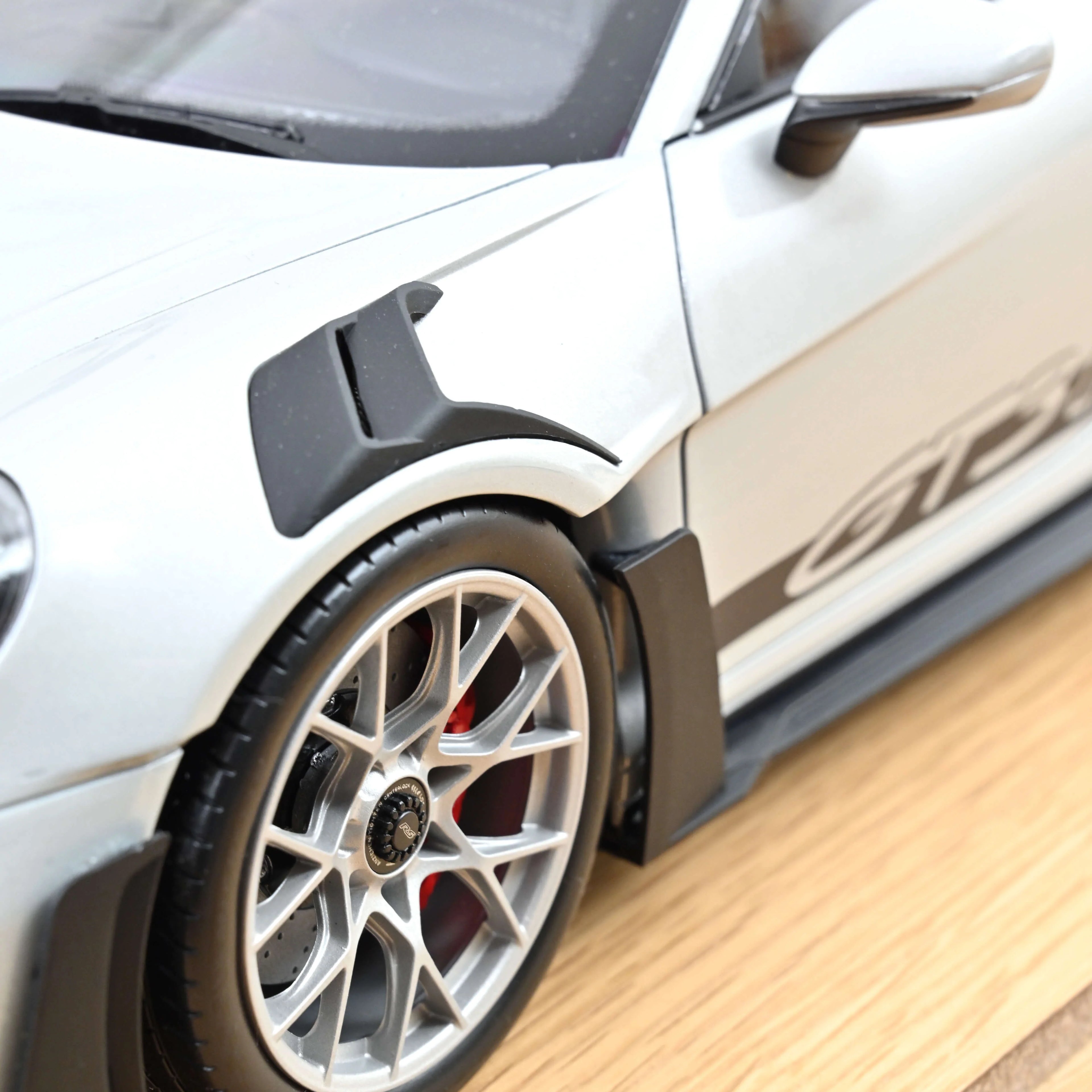 Porsche 911 GT3 RS 2022 Gris GT métallisé/Noir 1:12