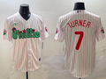 Men's Philadelphia Phillies Trea Turner #7 White Replica Team Jersey