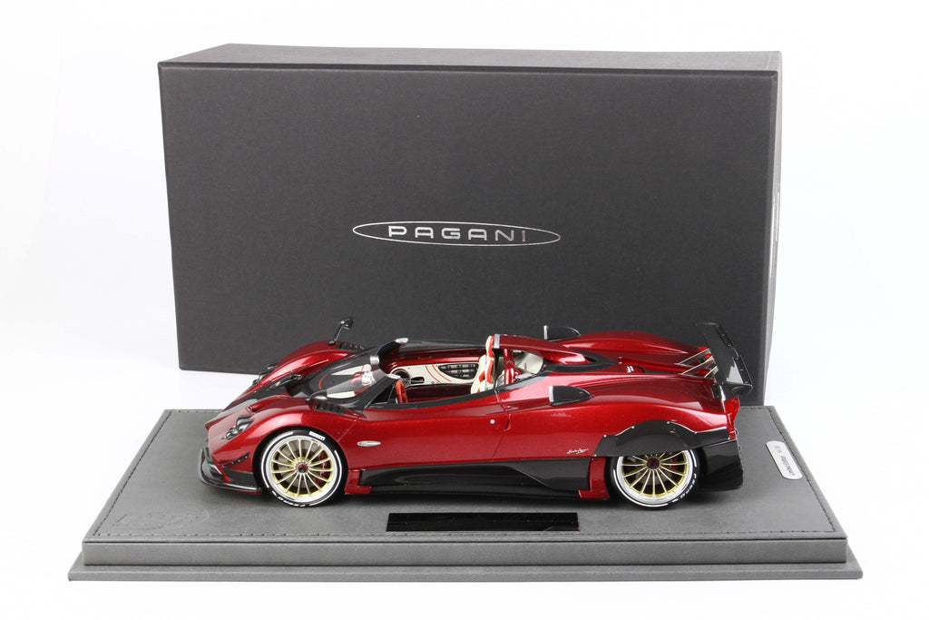 BBR Pagani Barchetta in Rosso Met Red - Limited 20 pcs with Display Case