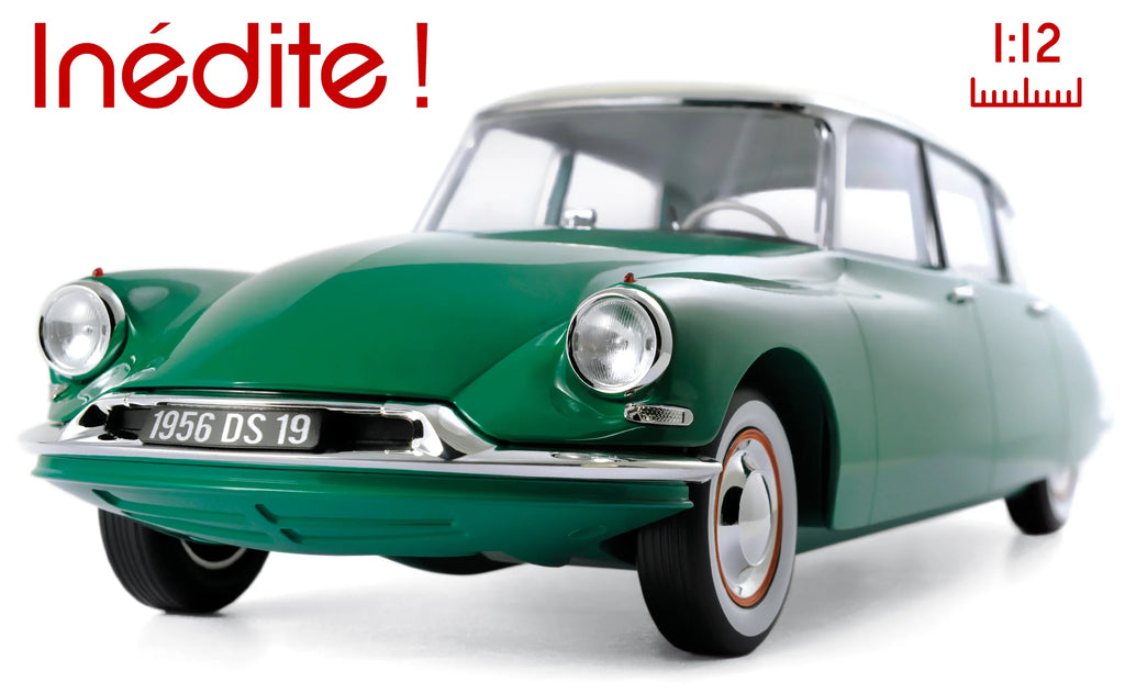 Citroën DS 19 1956 - Vert Printemps & Champagne Avant-Première 1/12