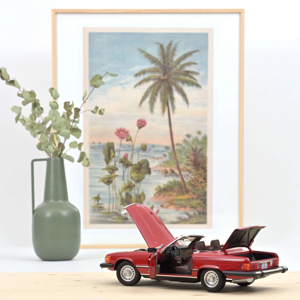 Mercedes-Benz 450 SL (US-Version) 1979 Rot 1:18