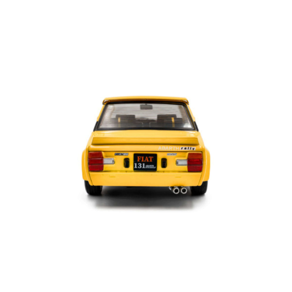 Fiat 131 Abarth Yellow 1980 1:18