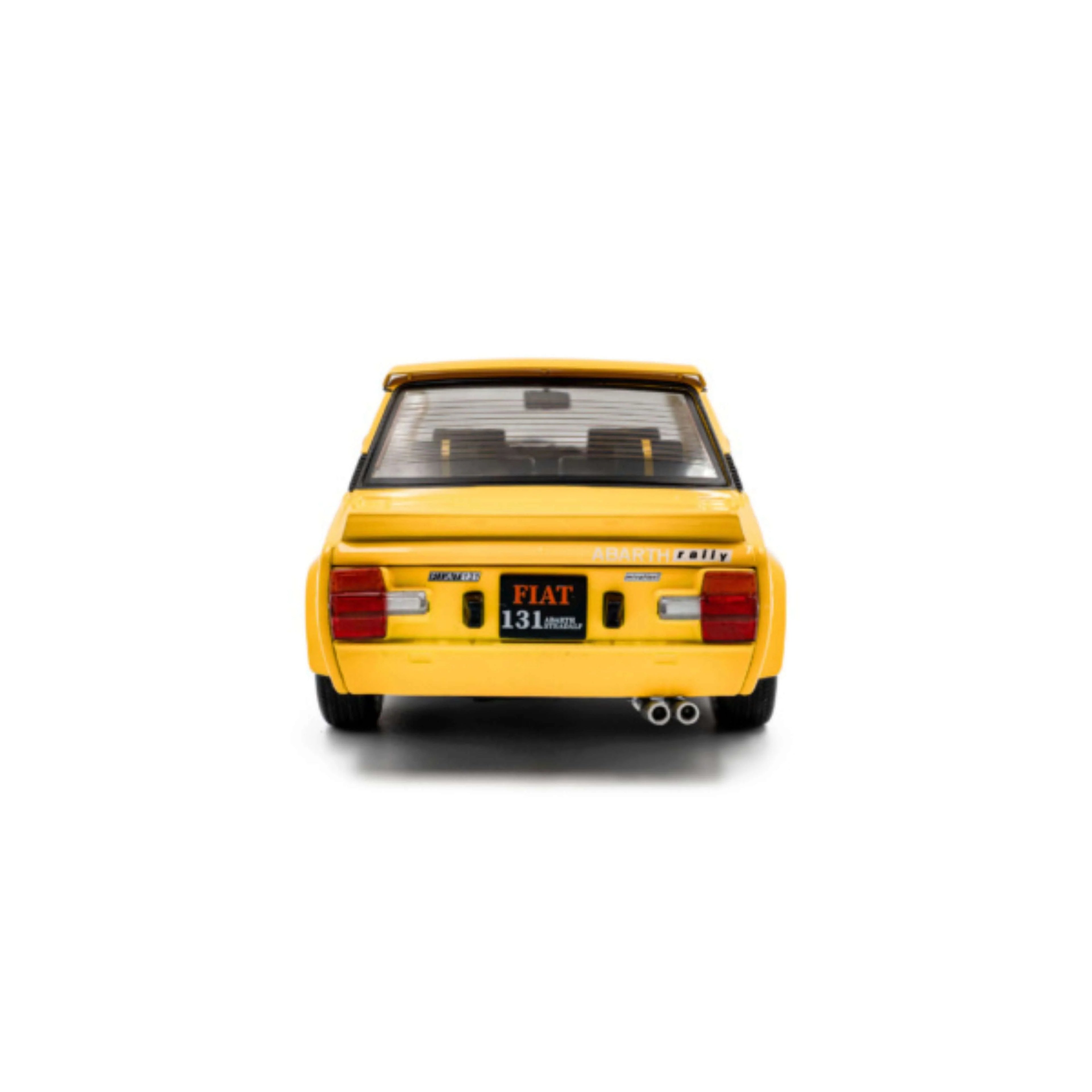 Fiat 131 Abarth Yellow 1980 1:18