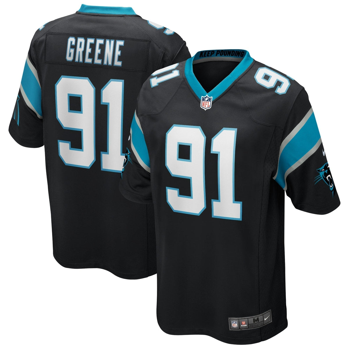 Kevin Greene Carolina Panthers Nike Game Retired   Jersey - Black