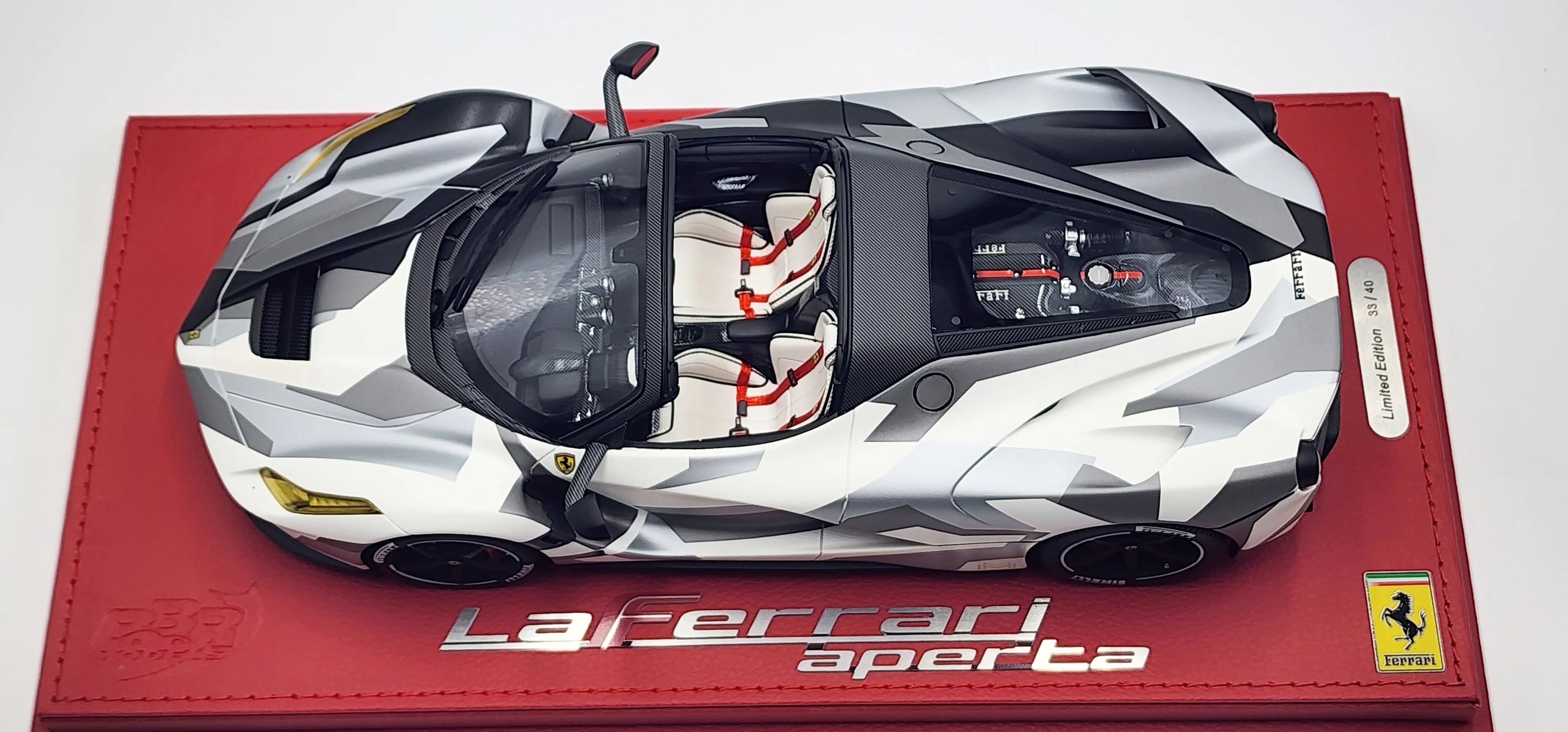 BBR Ferrari Laferrari Aperta Camouflage - Limited 40 pcs with Display Case