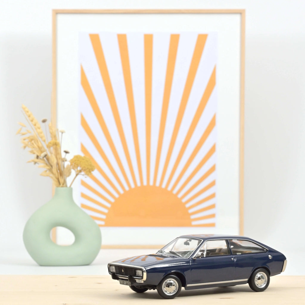 Renault 15 TL 1973 Dark Blue 1:18 - 300pcs