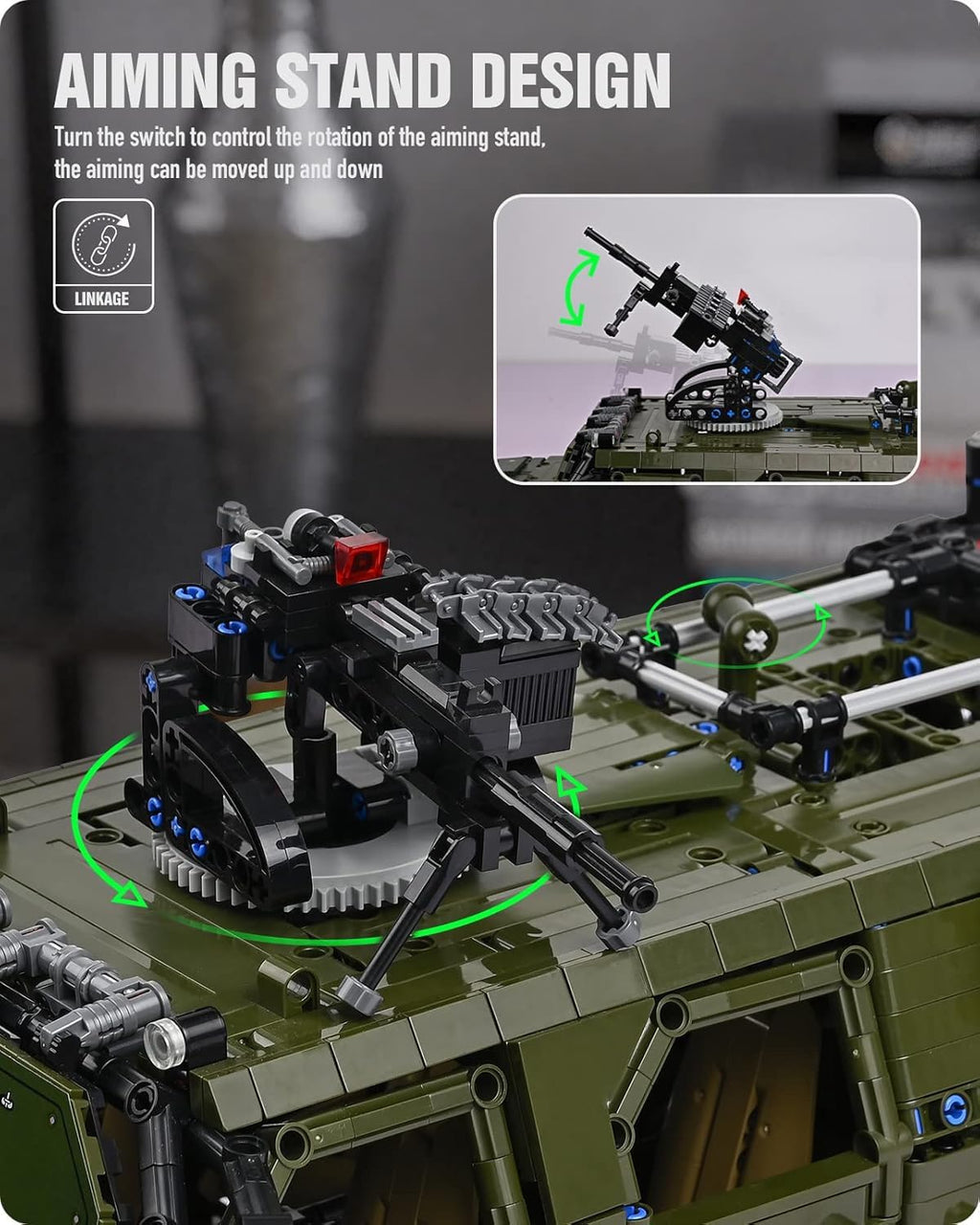 Nifeliz Warrior Military Car (3175 PCS, NF10521)