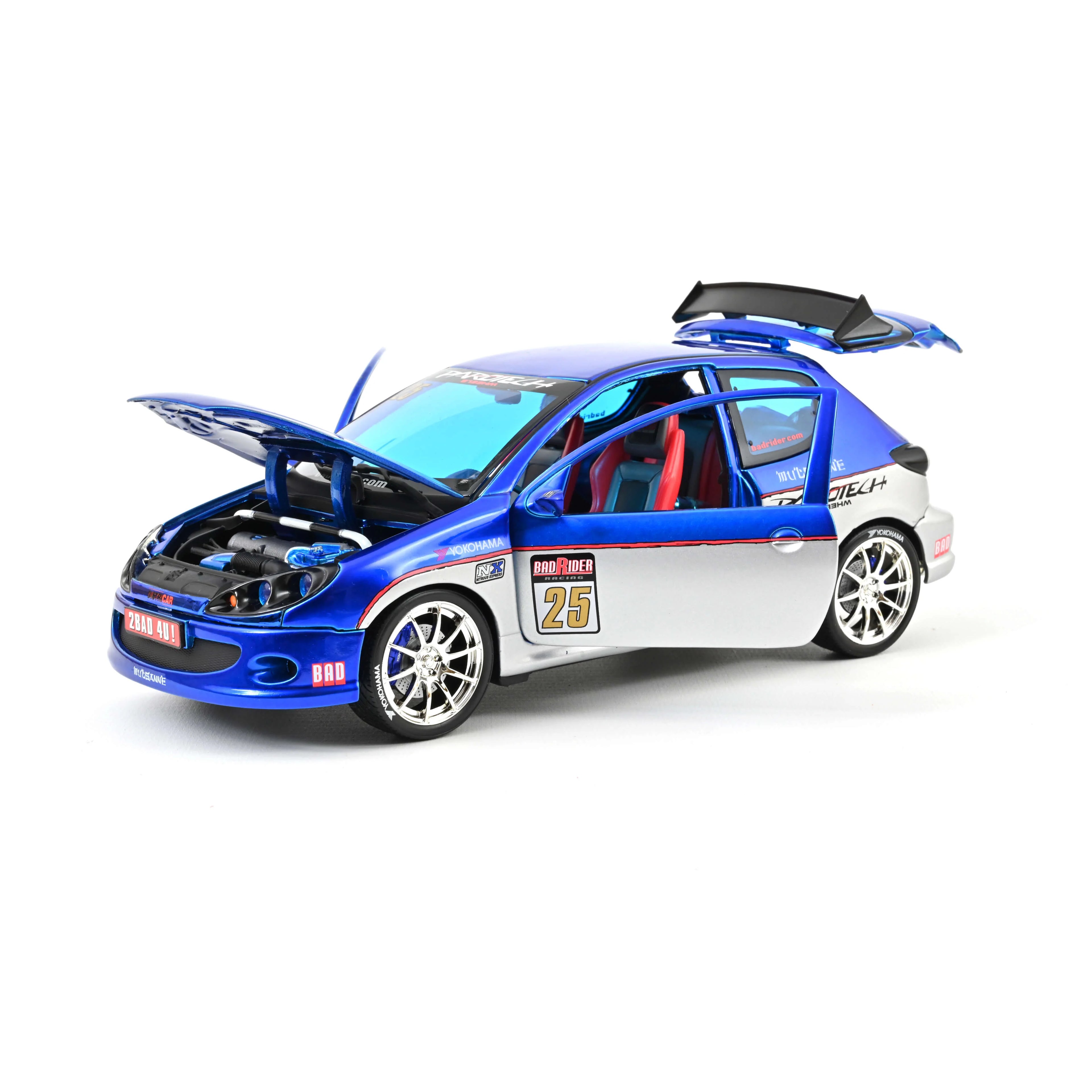 Peugeot 206 Bad Rider 1:18