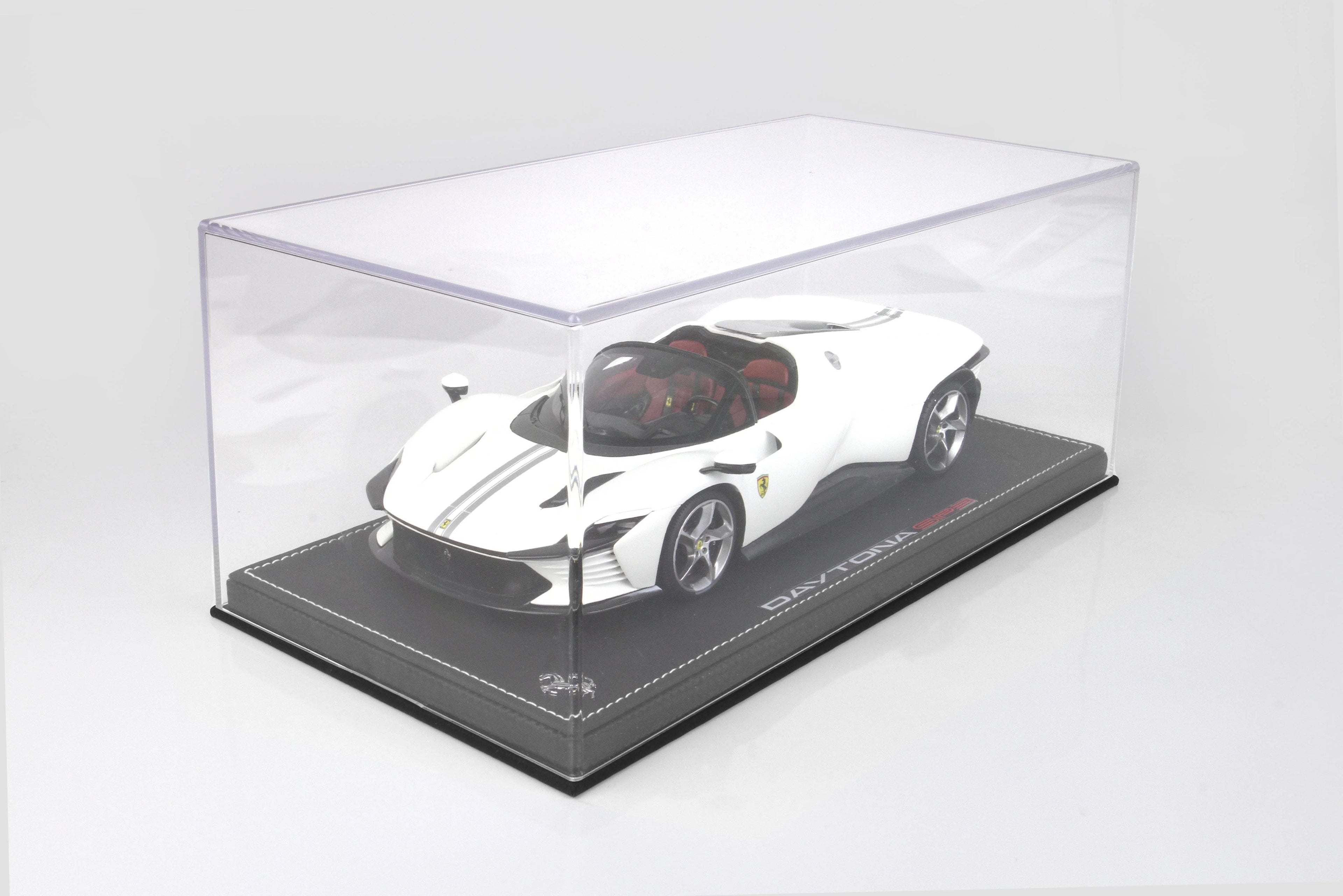 BBR Clearance Ferrari Daytona SP3 Icona Met Italian White - Limited 360 pcs with Display Case
