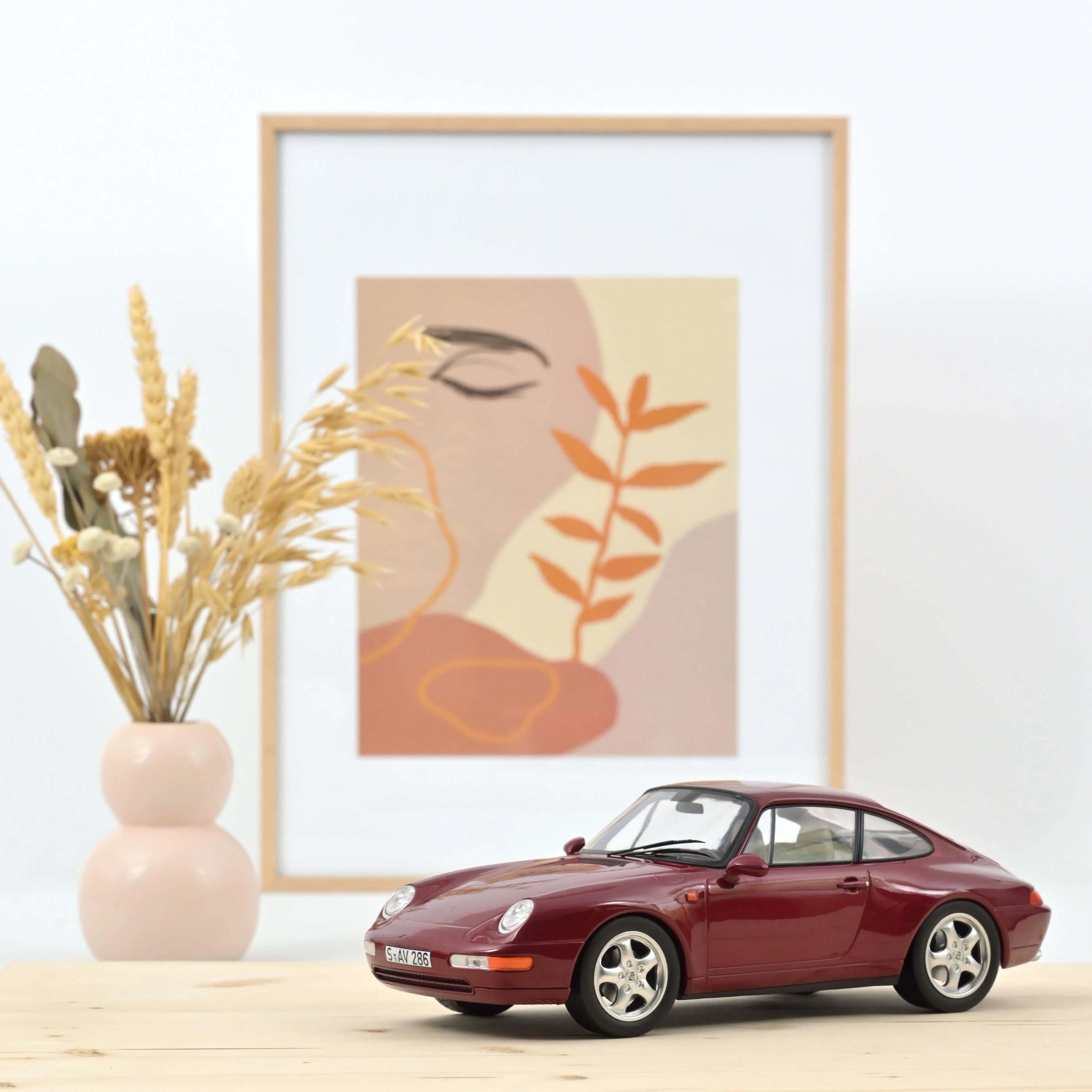 Porsche 911 Carrera 1994 Red metallic 1:18 - 200pcs