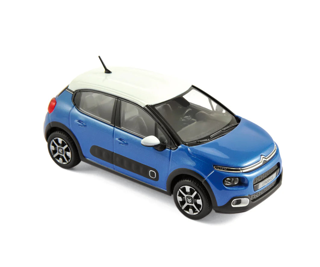 Citroën C3 2016 Cobalt Blue&White 1:43