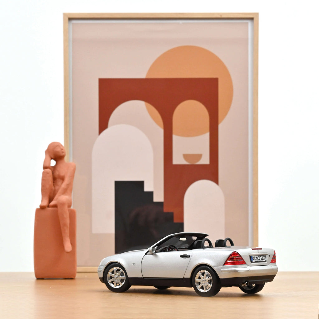 Mercedes-Benz SLK 1996 Brillant Silber 1:18
