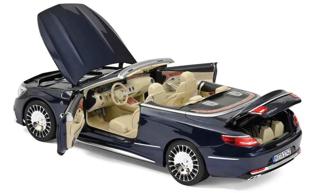 Mercedes-Maybach S650 Cabriolet 2018 Dark Blue metallic 1:18