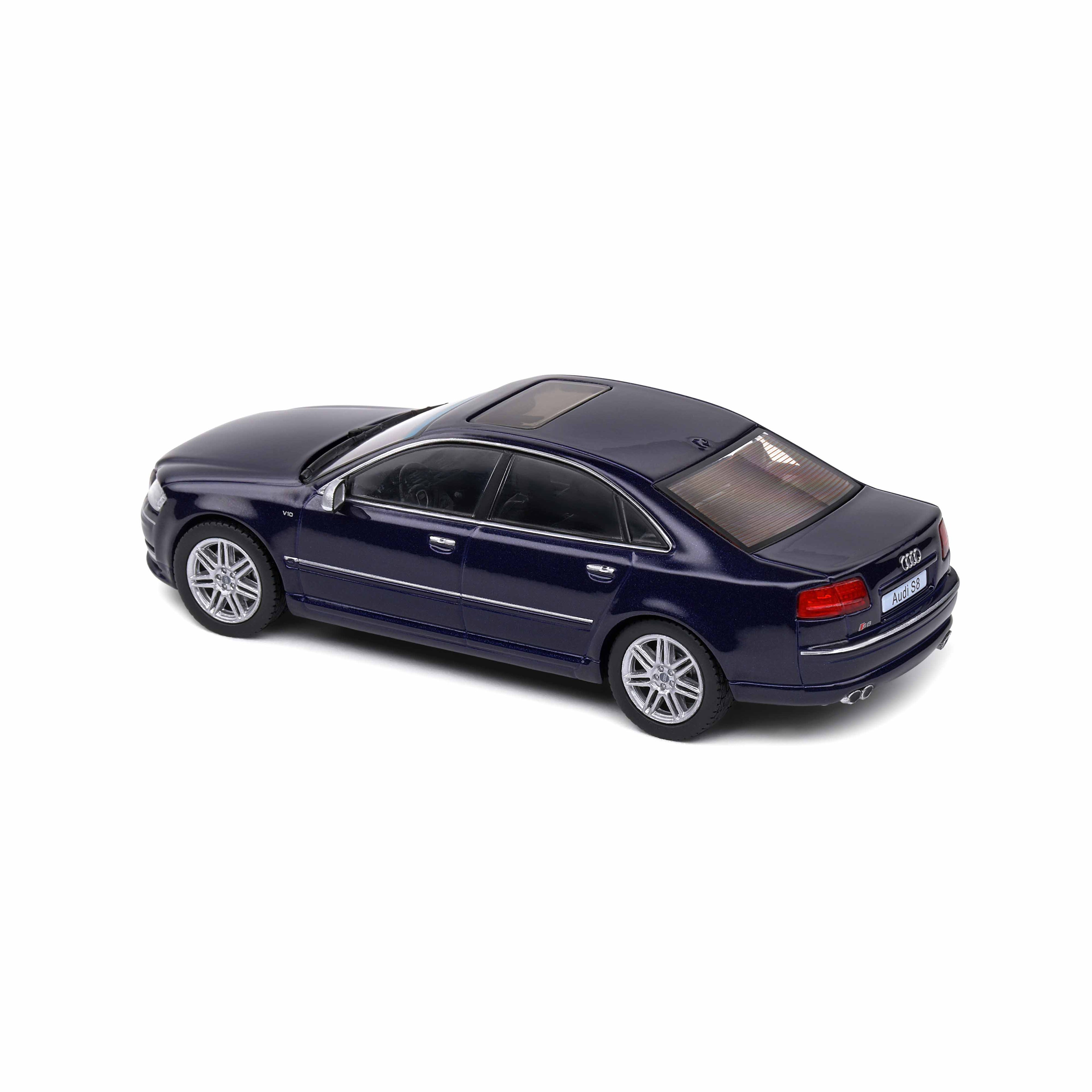 Audi D3 S8 Night Blue Pearl 2010 1:43