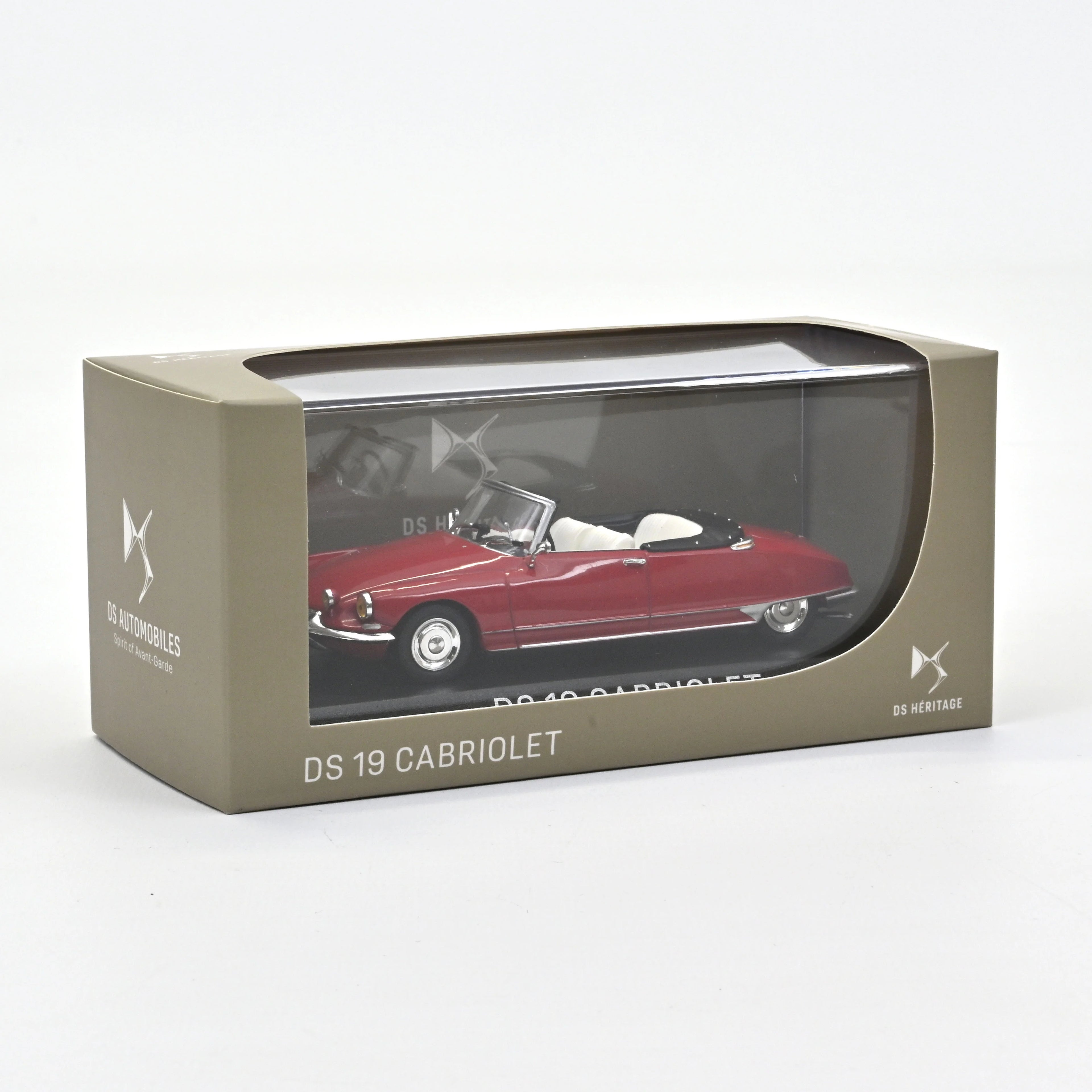 DS 19 Cabriolet Carneolrot 1:43