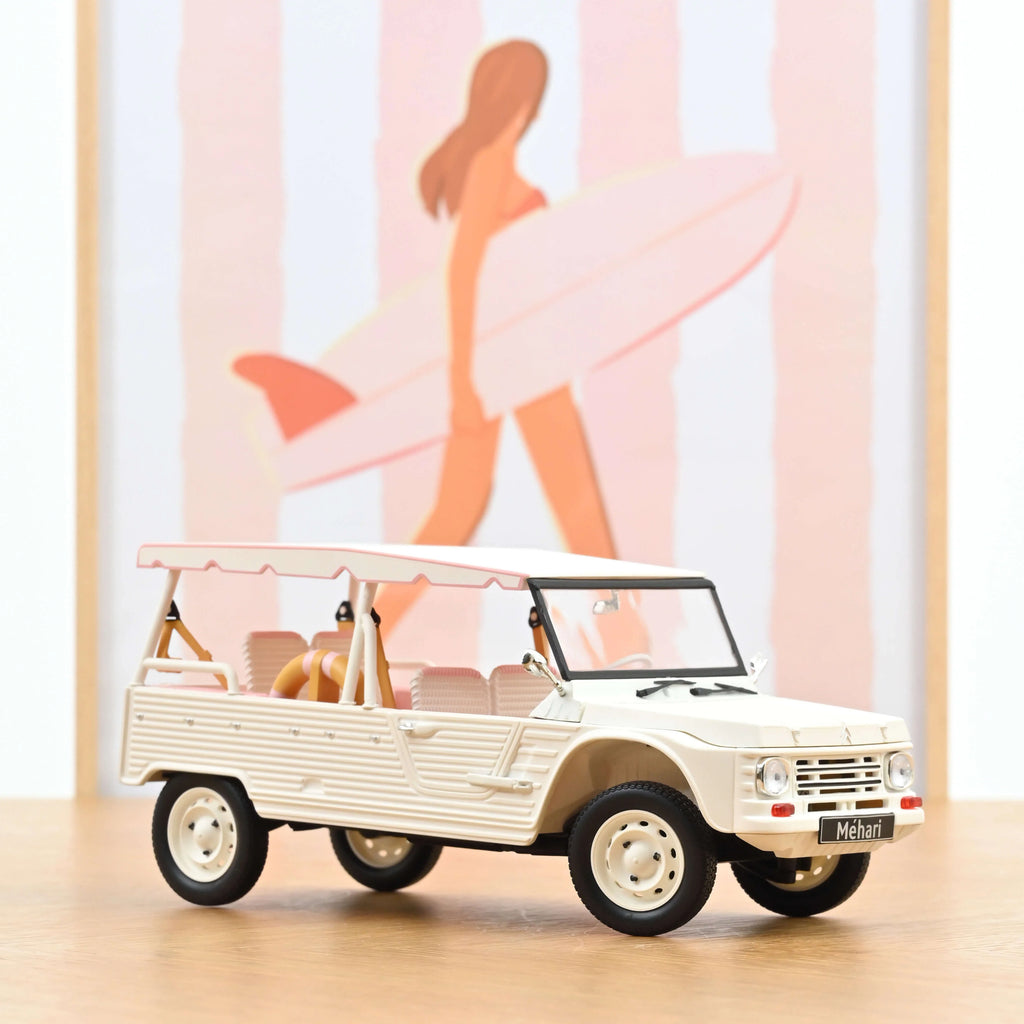 Citroën Méhari 2023 Eden Blanc Sorbet et Rose 1:18