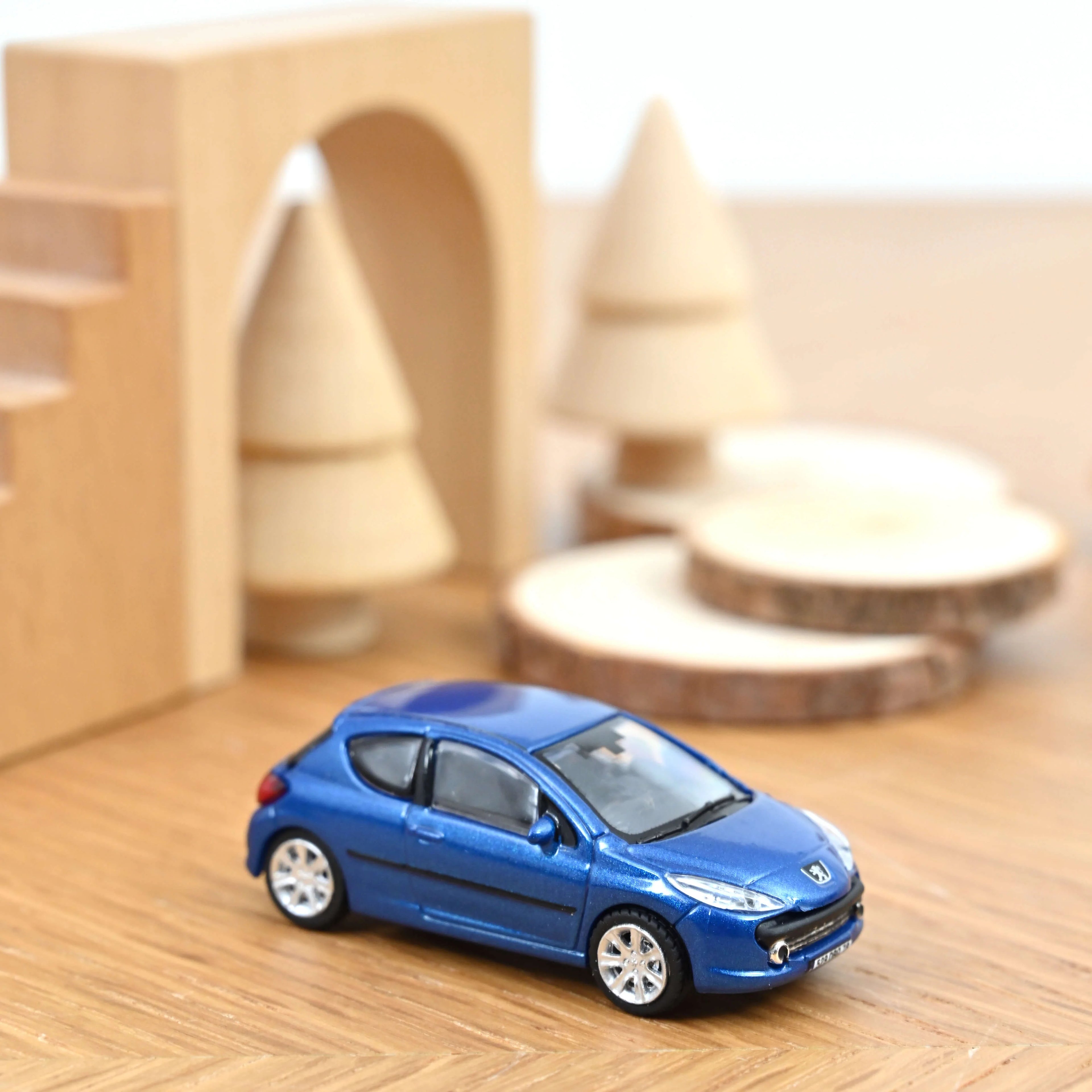 Peugeot 207 2007 Premium pack Aegean Blue 1:87