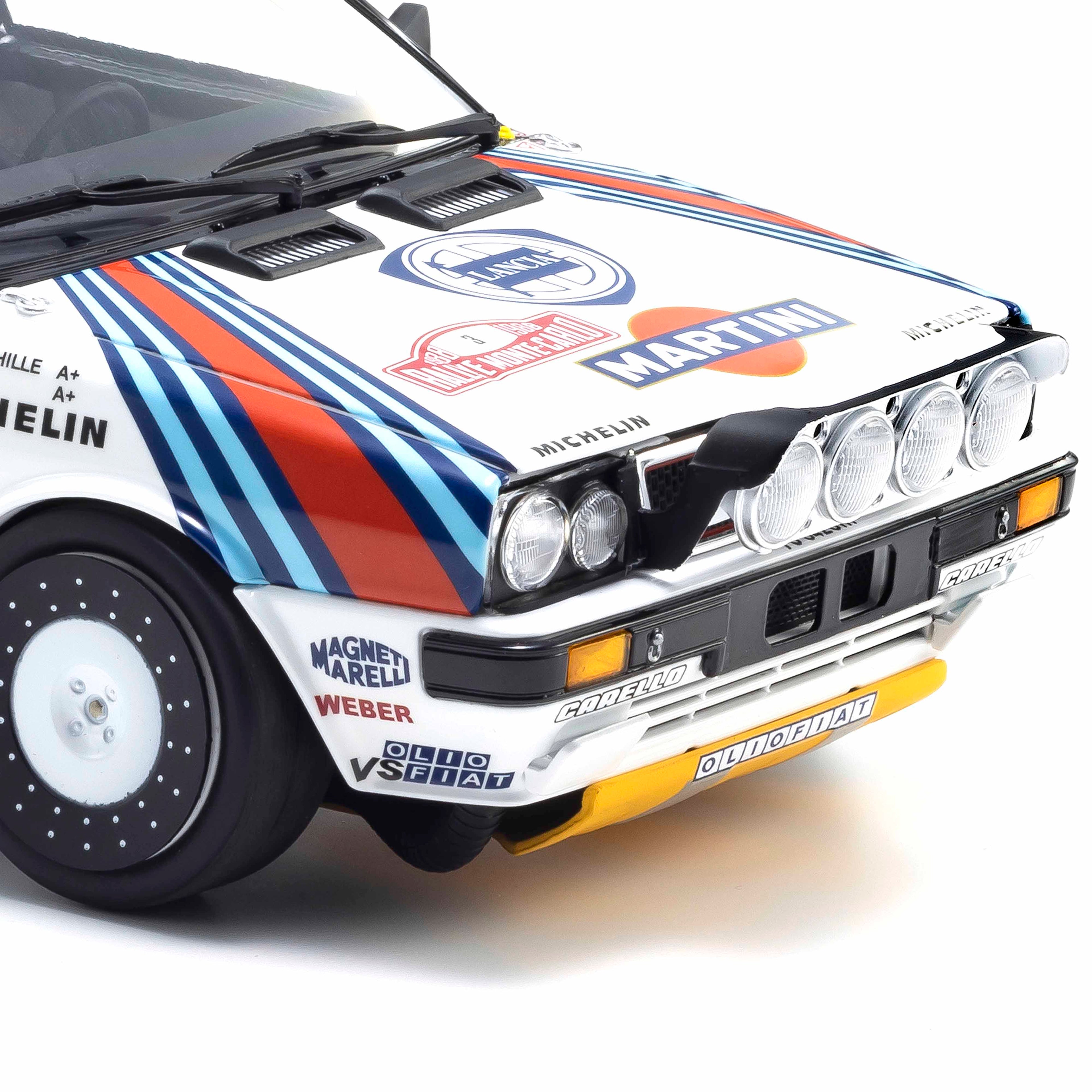 Lancia Delta HF 4WD 1988 Rallye Monte-Carlo LANCIA MARTINI N°3 1/18