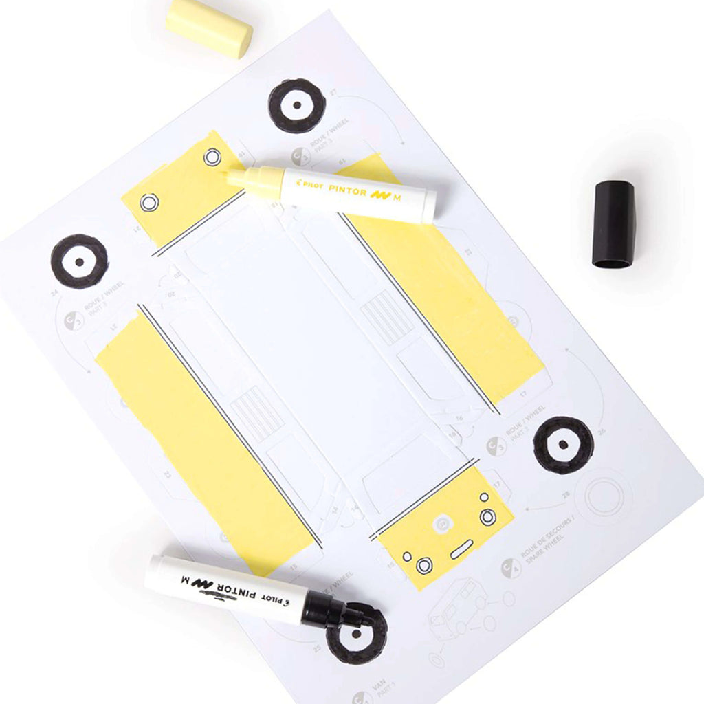 MALIBU Paper Model to Assemble and Color