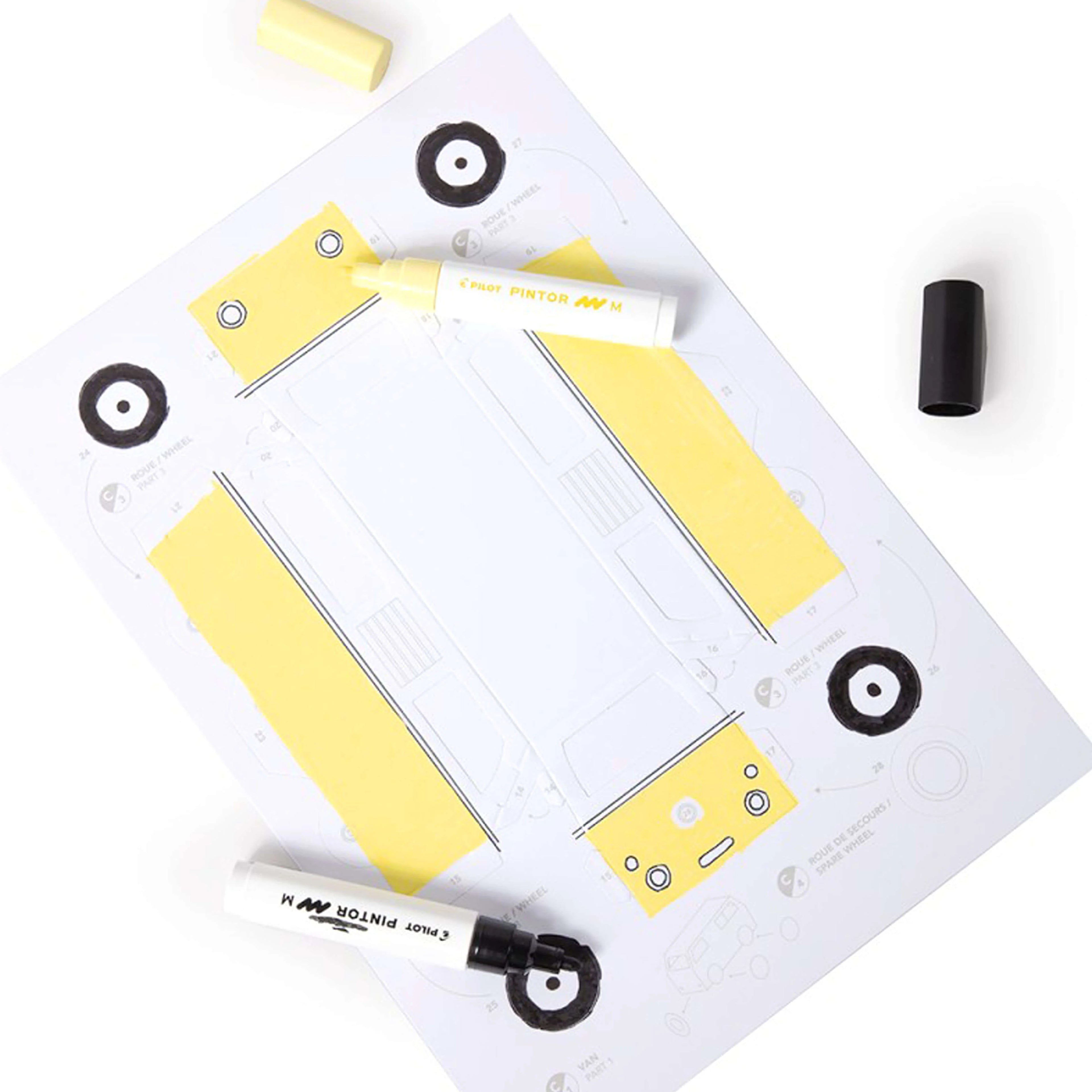 MALIBU Paper Model to Assemble and Color