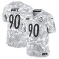 TJ Watt Pittsburgh Steelers Salute To Service 2024 Jersey