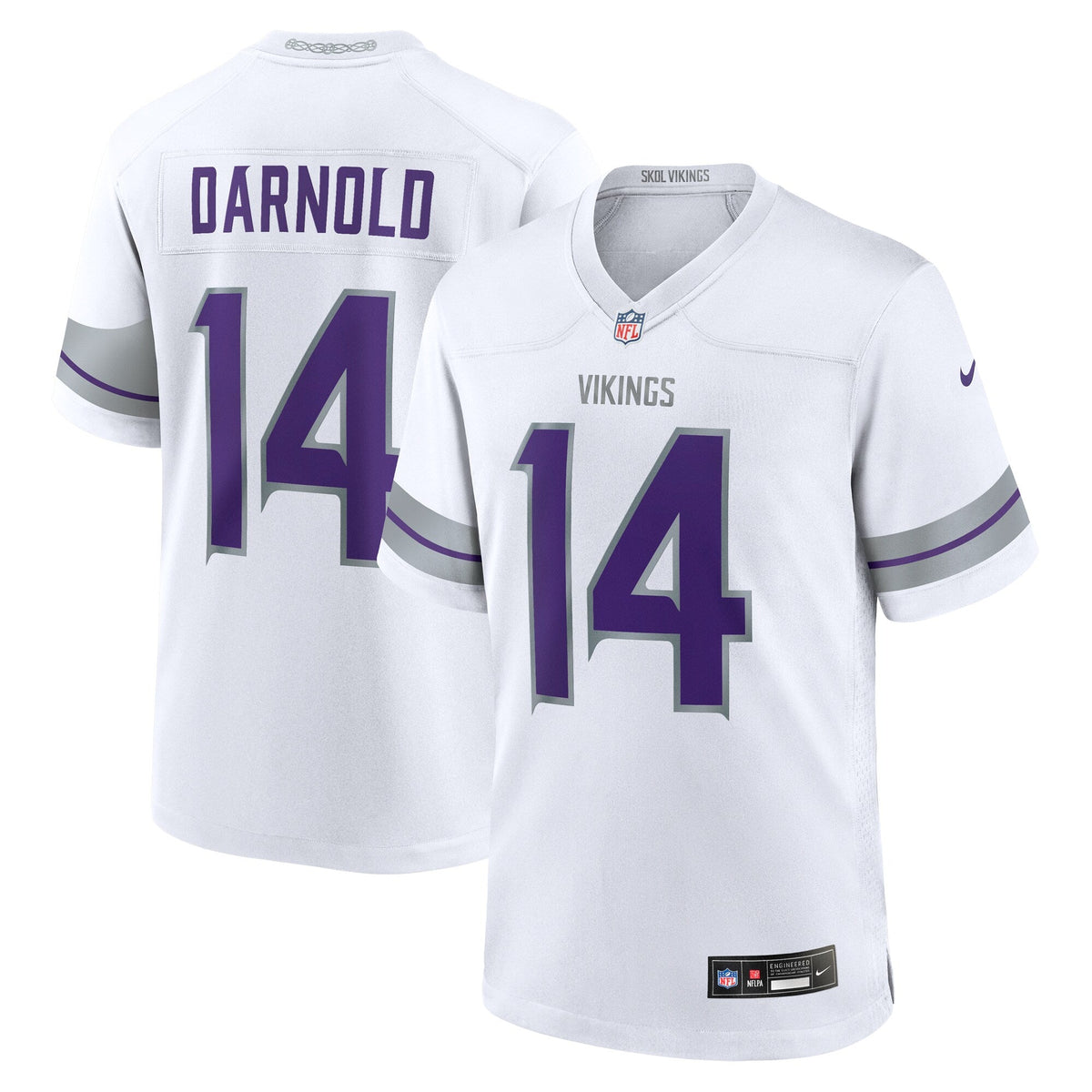 Sam Darnold Minnesota Vikings Nike Alternate Game   Jersey - White