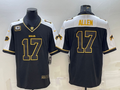 Men's Buffalo Bills Josh Allen #17 Black Player Jersey1