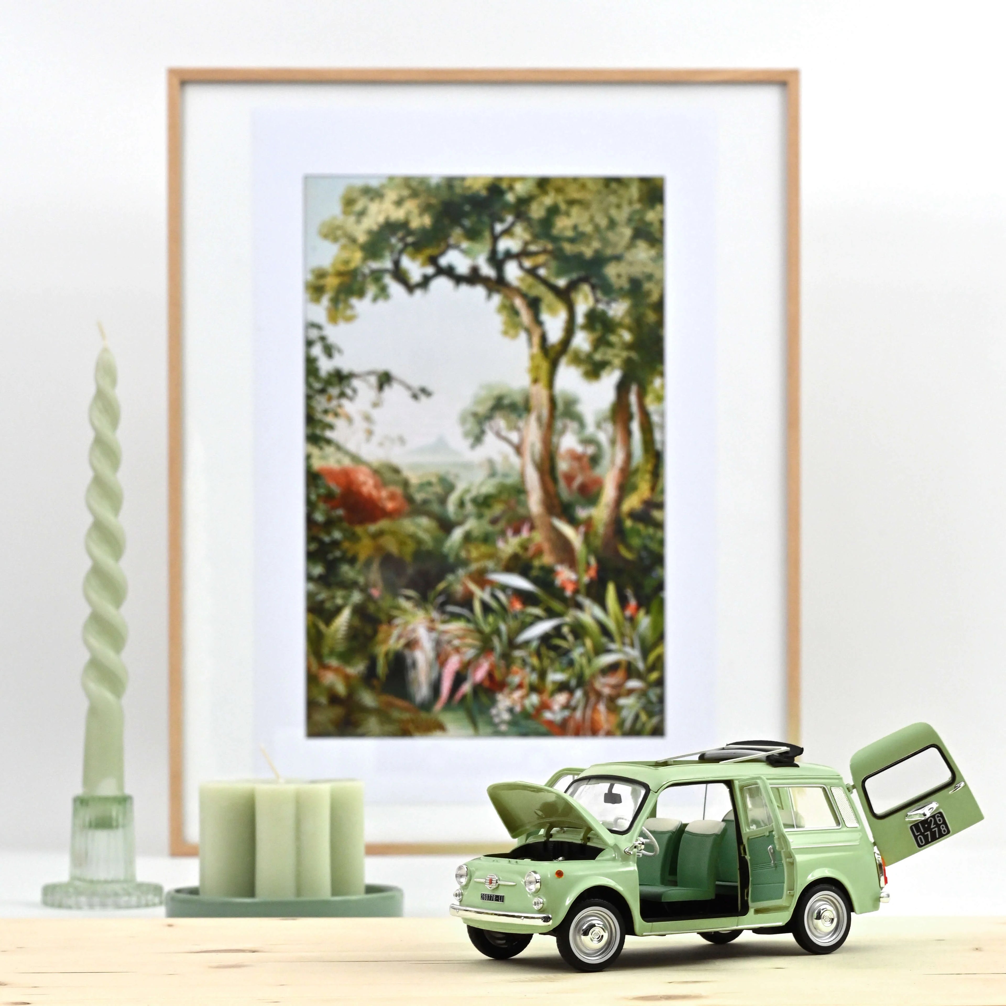 Fiat 500 Giardiniera 1963 Oasis Green 1:18 - 200pcs