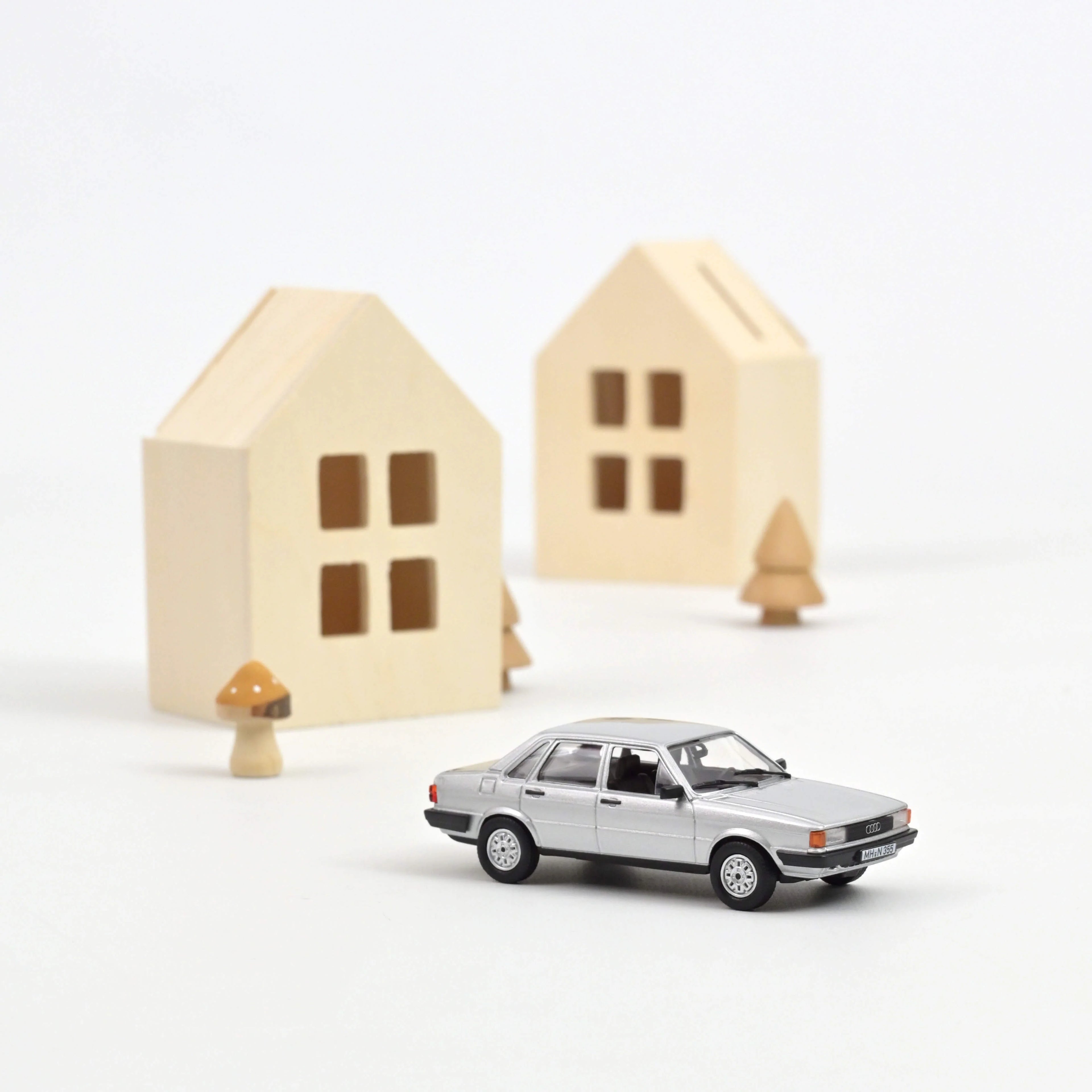 Audi 80 S 1979 Silver 1:43