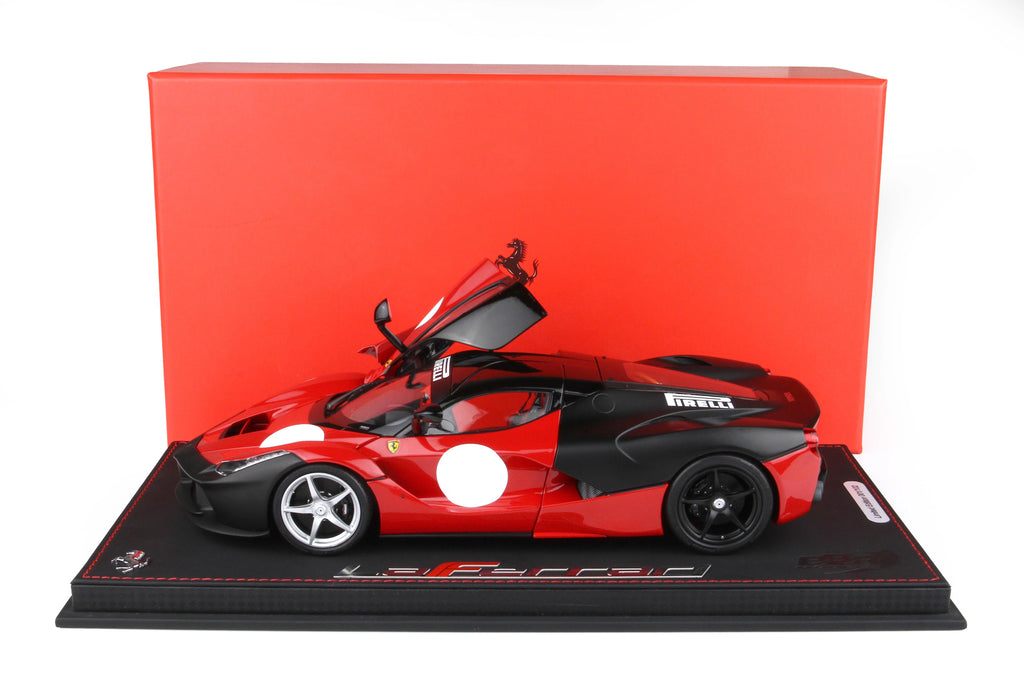 Pre-order BBR Ferrari LaFerrari Test Rosso Corsa Fully Open Diecast - Limited 102 pcs